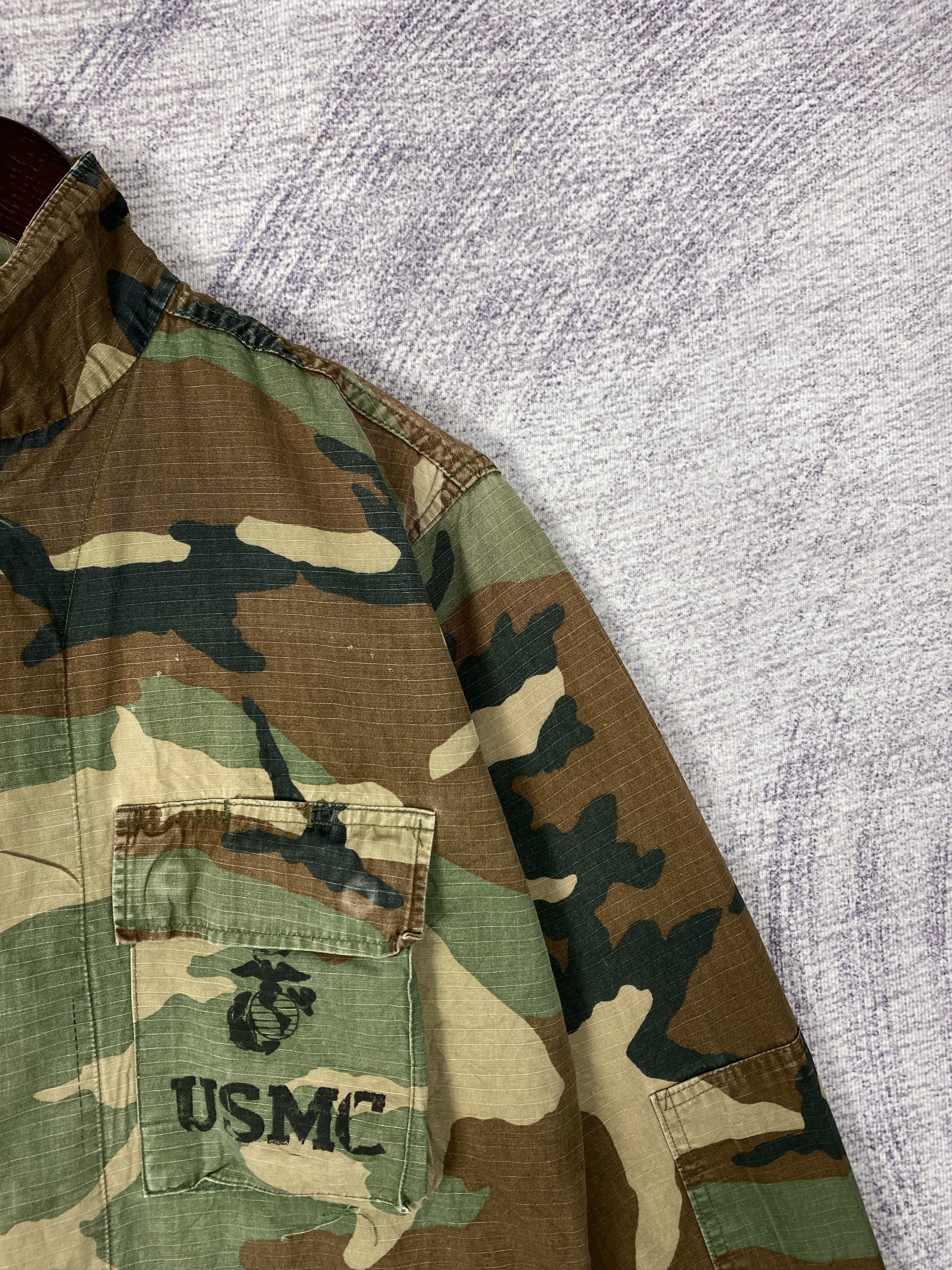 Japanese Brand Vintage USMC Military Camo Jacket Size US S / EU 44-46 / 1 - 3 Thumbnail