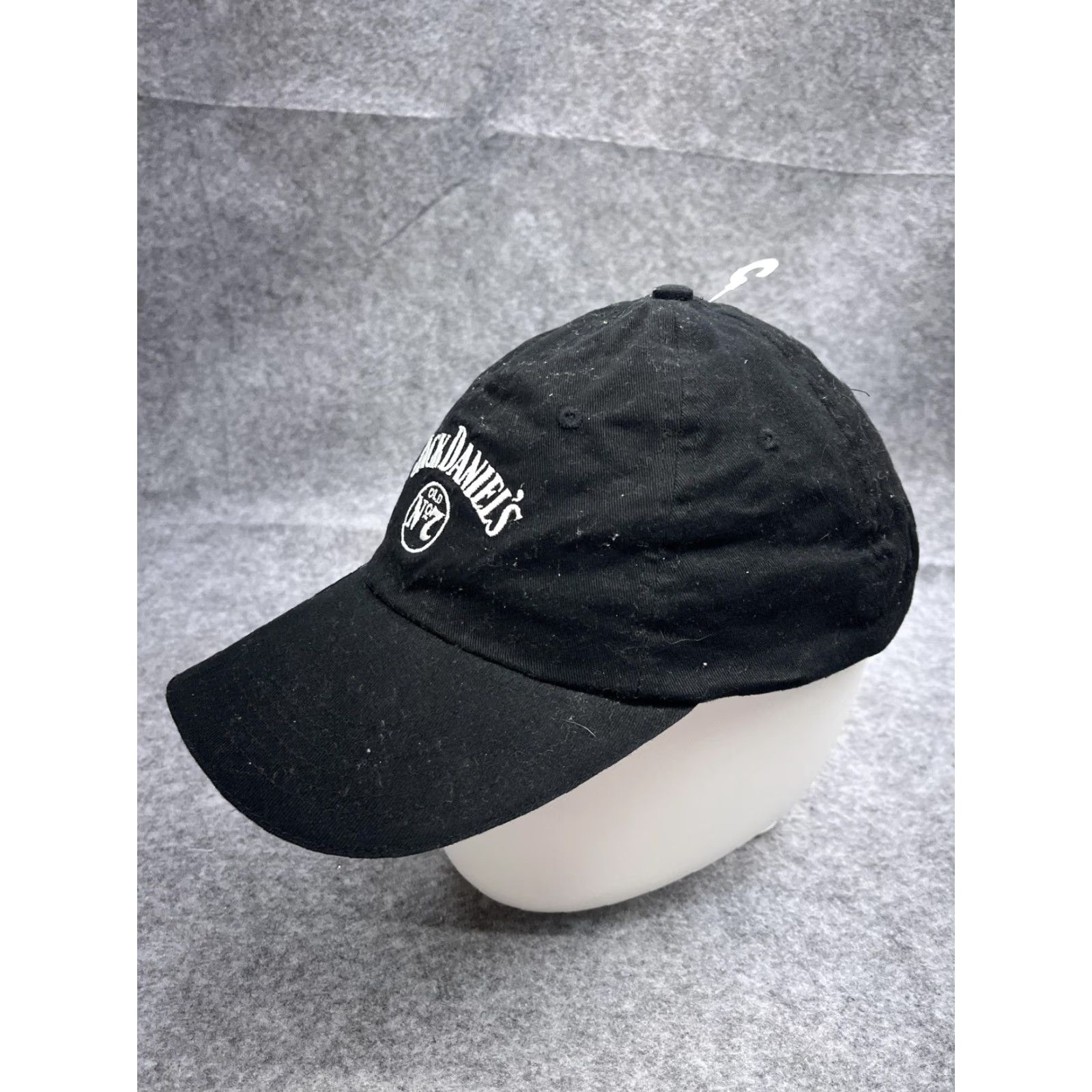 Logo 7 VINTAGE? Jack Daniel's Hat Cap Strap Back Mens One Size Black Old No 7 Whiskey Logo Size ONE SIZE - 5 Thumbnail