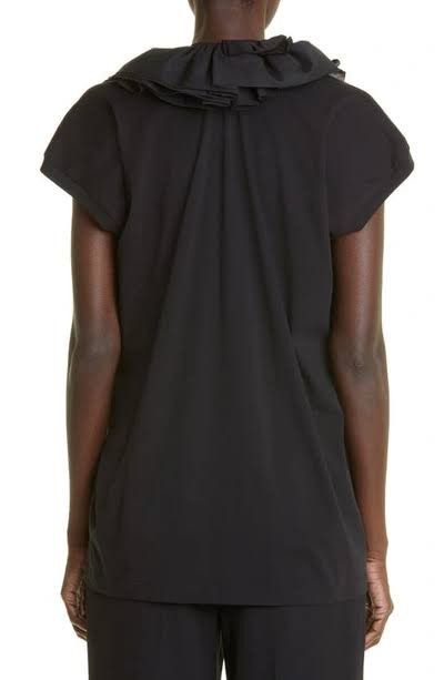 Dries Van Noten V-Neck Ruffle Top Size M / US 6-8 / IT 42-44 - 3 Thumbnail