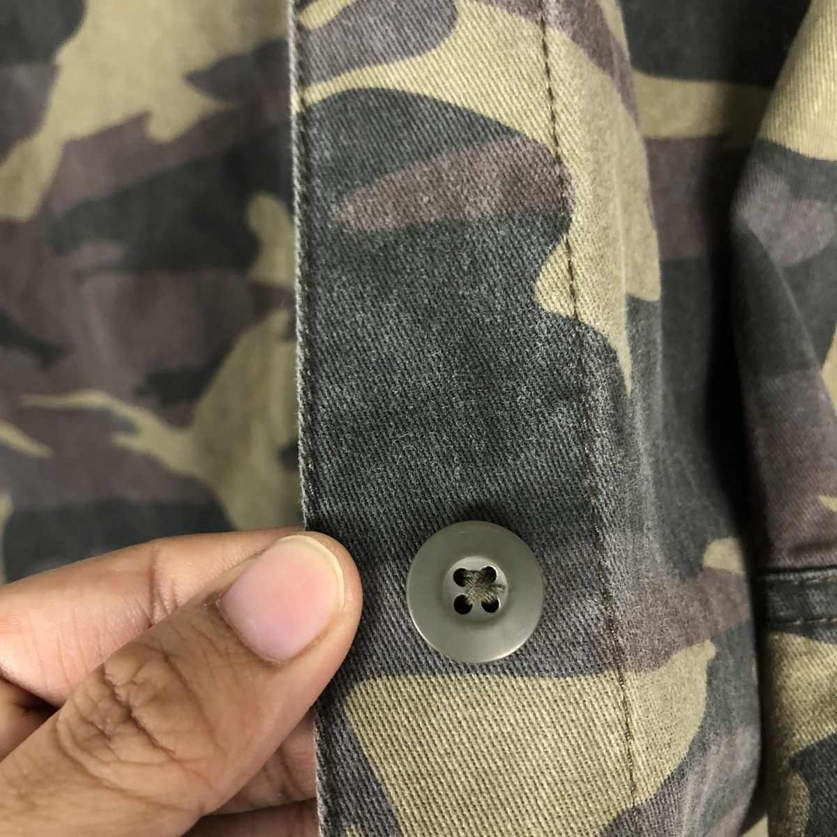 Japanese Brand 🔥Vintage Military Camouflage Work Jacket Gorge Japan Made Size US M / EU 48-50 / 2 - 16 Thumbnail