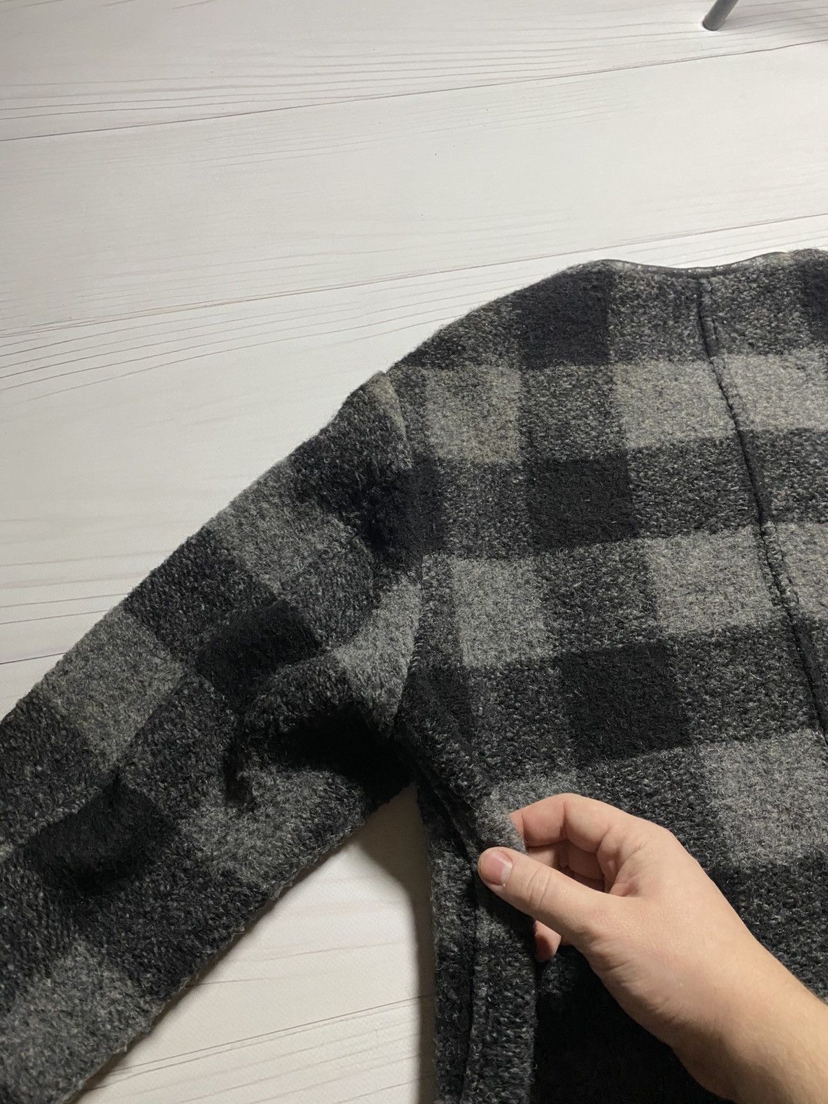 Isabel Marant Etoile Isabel Marant Etoile Plaid wool black/grey jacket Size US M / EU 48-50 / 2 - 19 Thumbnail