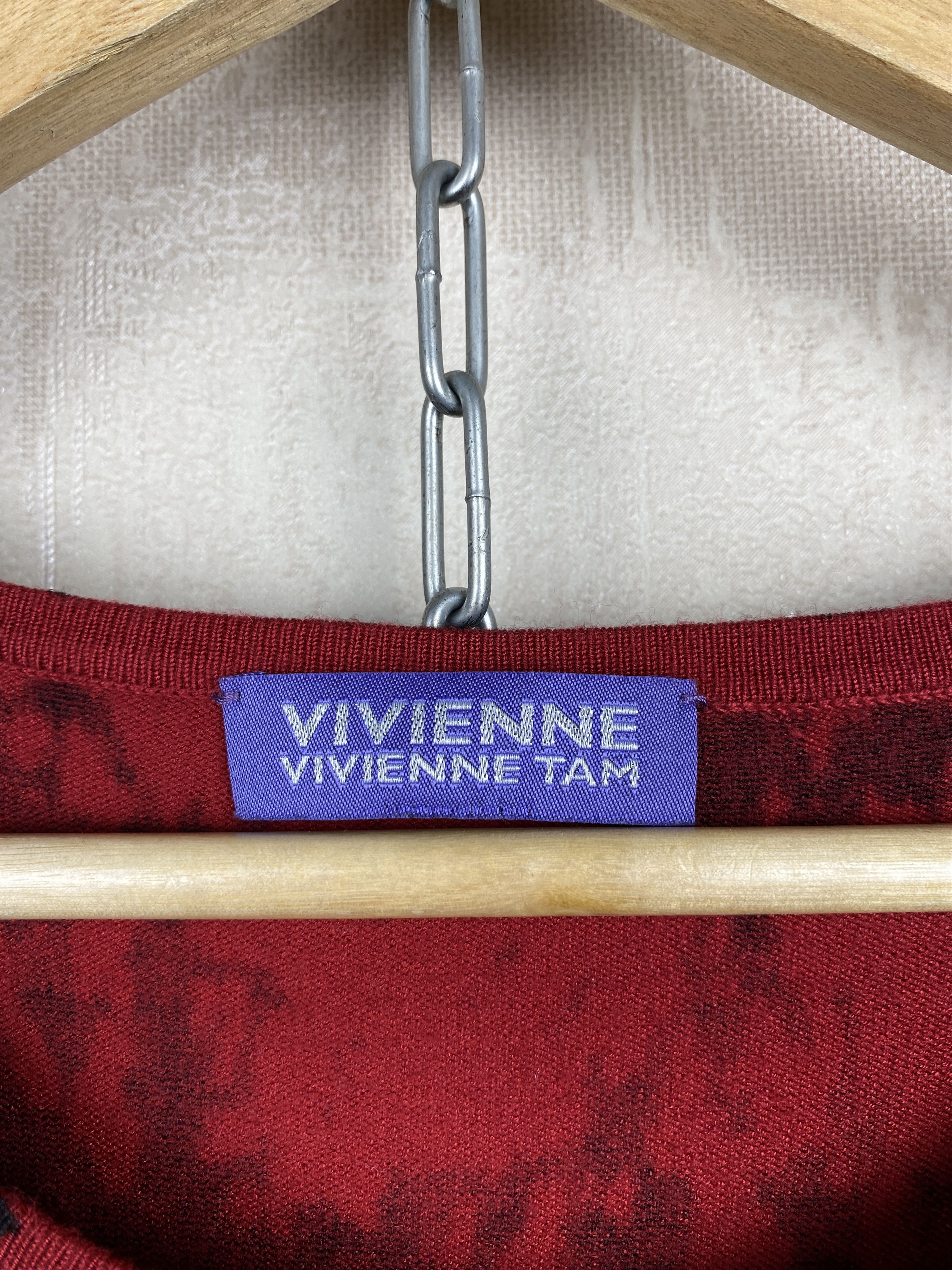 Vivienne Tam Vivienne Vivienne Tam Cropped Red Splatter Sweater Cardigan Size S / US 4 / IT 40 - 8 Thumbnail