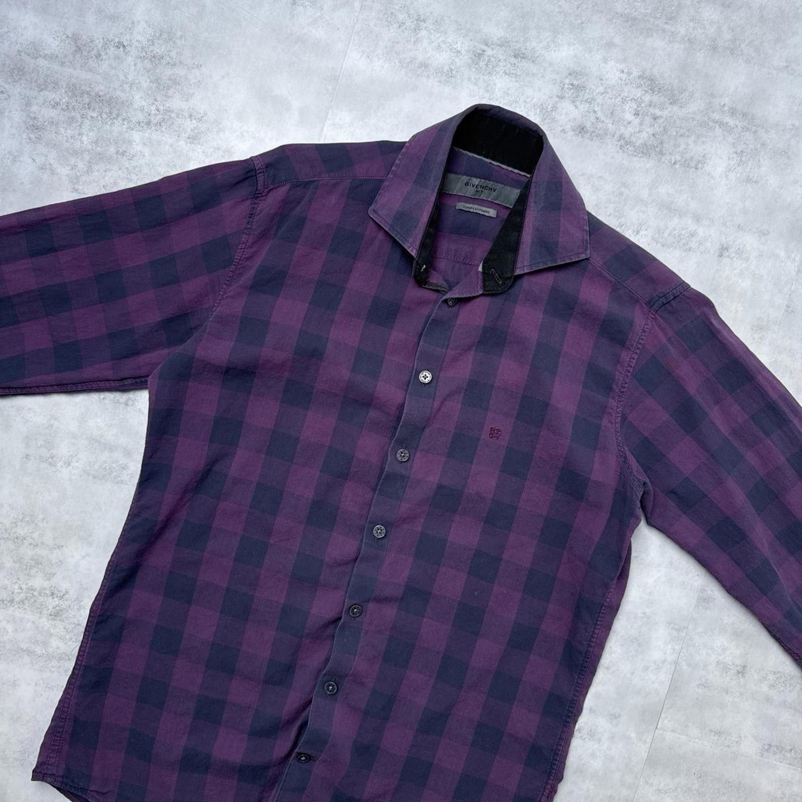 Givenchy Y2K Givenchy purple 00s button up shirt Size US S / EU 44-46 / 1 - 3 Thumbnail