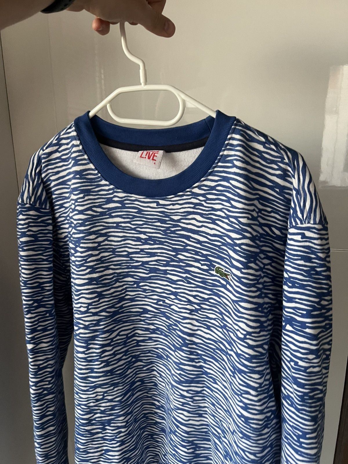 Lacoste Rare Limited Edition Lacoste Live Hong Kong Sweatshirt Size US L / EU 52-54 / 3 - 4 Thumbnail