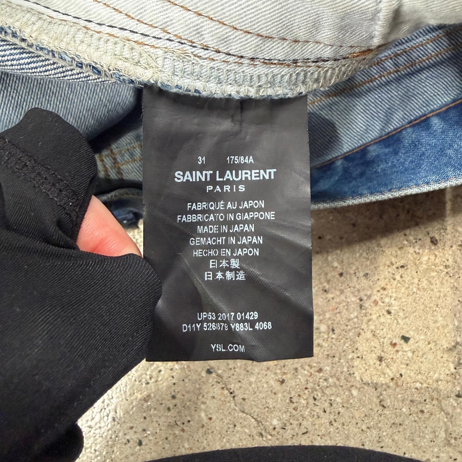 Saint Laurent Paris Saint Laurent D02 Embroidered Jeans Size US 31 - 7 Thumbnail