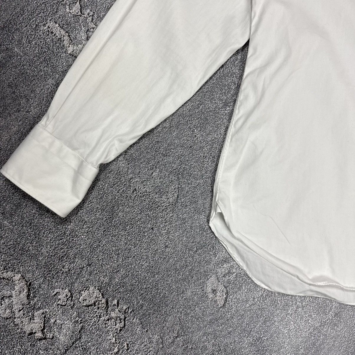 Ermenegildo Zegna Luxury Ermenegildo Zegna White Button Up Shirt Size US M / EU 48-50 / 2 - 3 Thumbnail