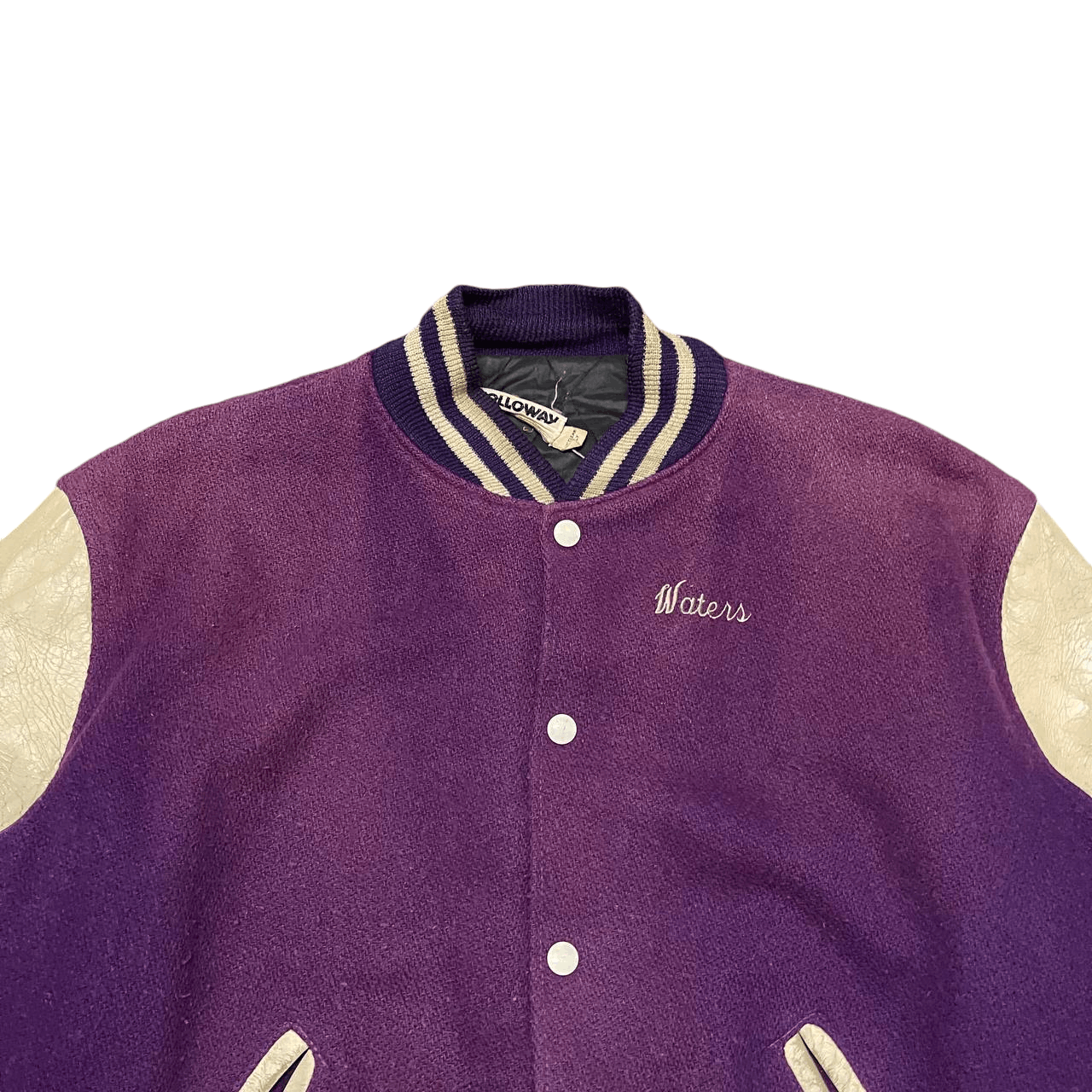 Holloway Vintage 1991 Holloway Wool Varsity Jacket Sun Faded Size US L / EU 52-54 / 3 - 6 Thumbnail