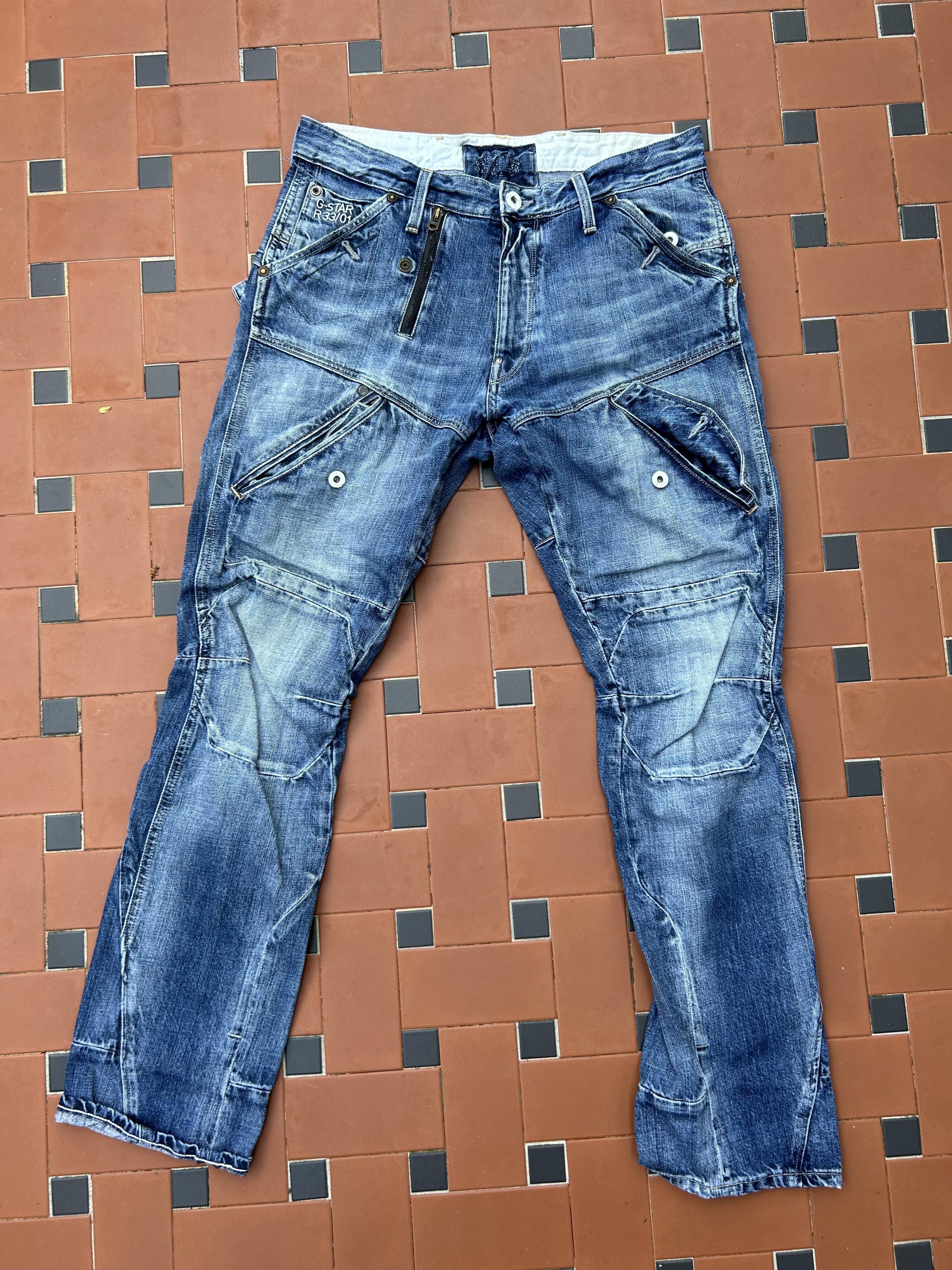 image of G Star Raw 'general 5620' Tapered Jeans in Blue, Men's (Size 33)