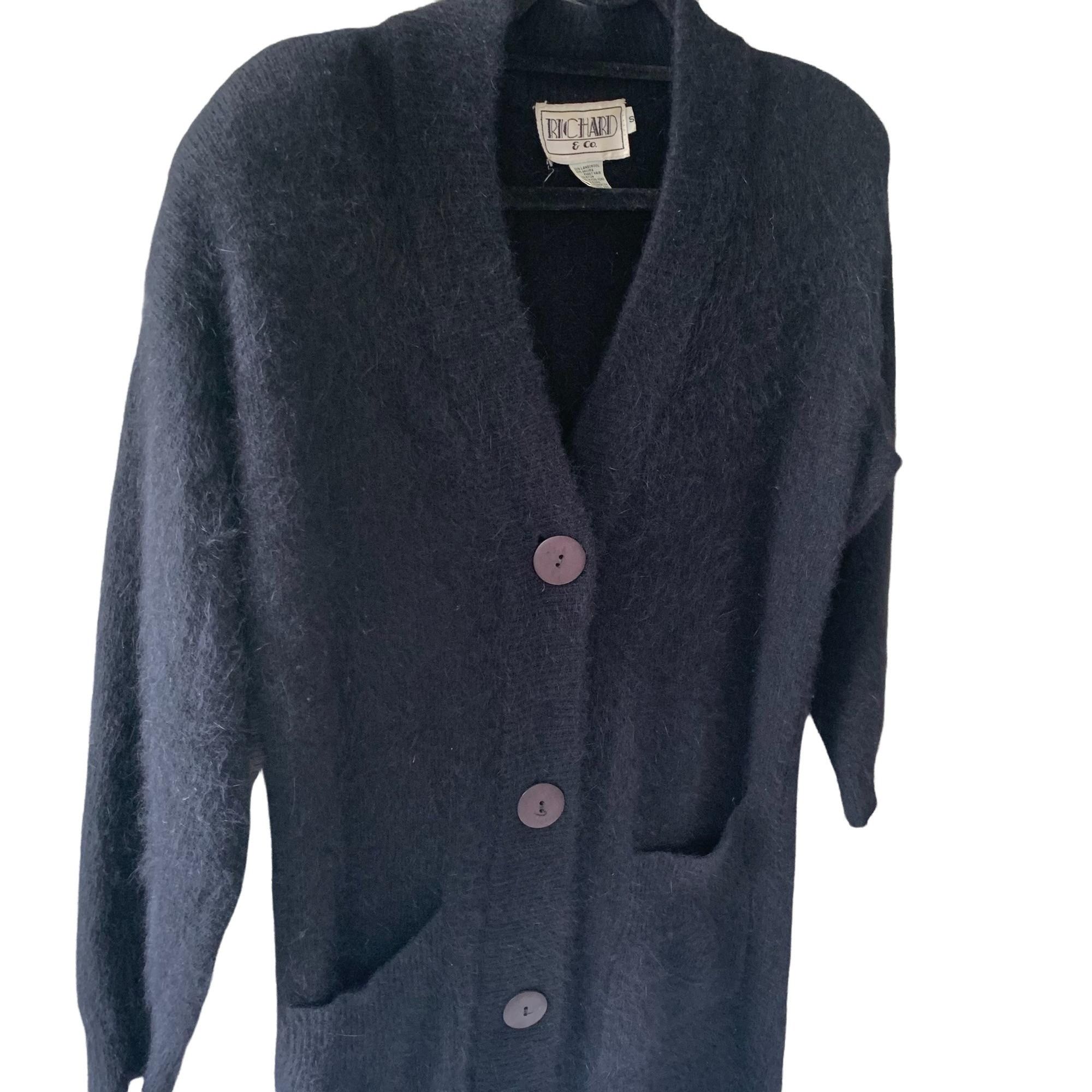 Vintage Vintage Richard & Co Rabbits Hair & Lambswool Sweater S Size US S / EU 44-46 / 1 - 5 Thumbnail