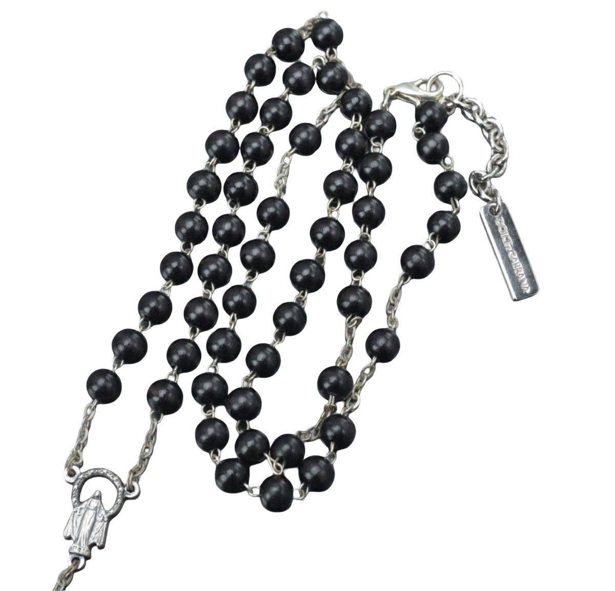 Dolce & Gabbana Dolce&Gabbana Classic Rosary Necklace with Crucifix Pendant Size ONE SIZE - 4 Thumbnail