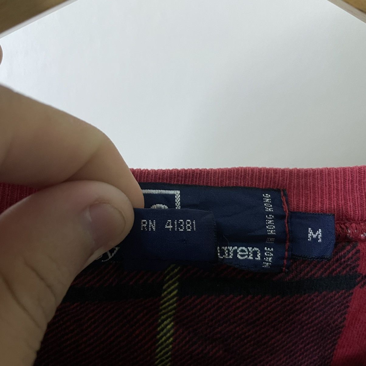 Polo Ralph Lauren Vintage Polo Ralph Lauren Plaid Checkered Sweatshirt Size US XL / EU 56 / 4 - 4 Thumbnail