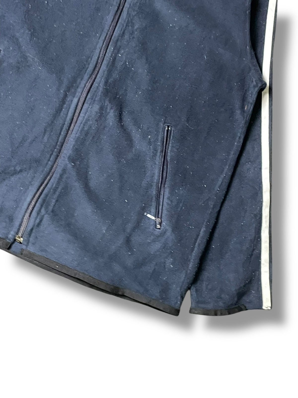 Adidas × Vintage Vintage Adidas Fleece Zipper Jacket (68) Size US S / EU 44-46 / 1 - 3 Thumbnail