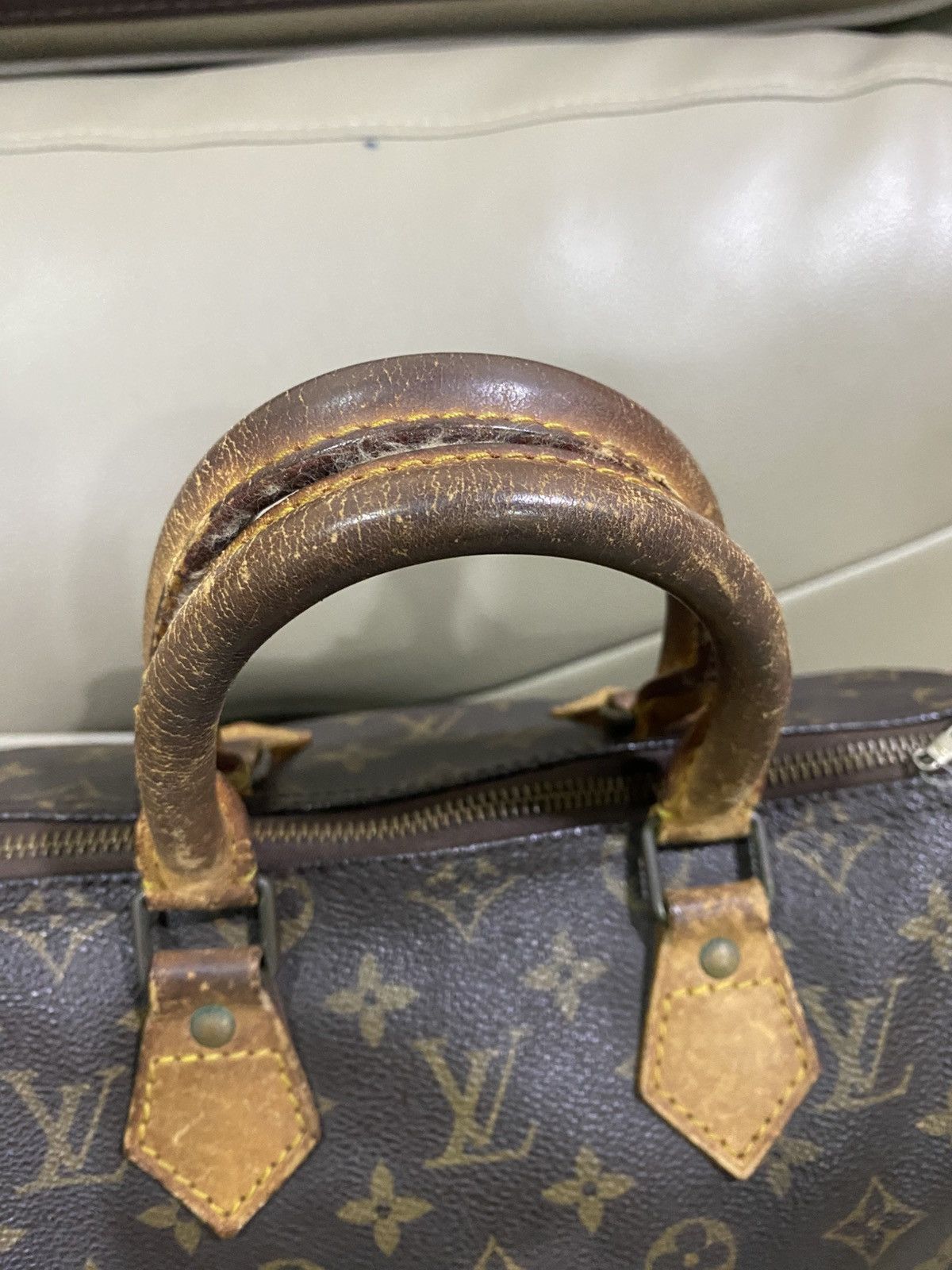 Louis Vuitton Authentic Vintage Louis Vuitton Monogram Speedy 30 Size ONE SIZE - 6 Thumbnail