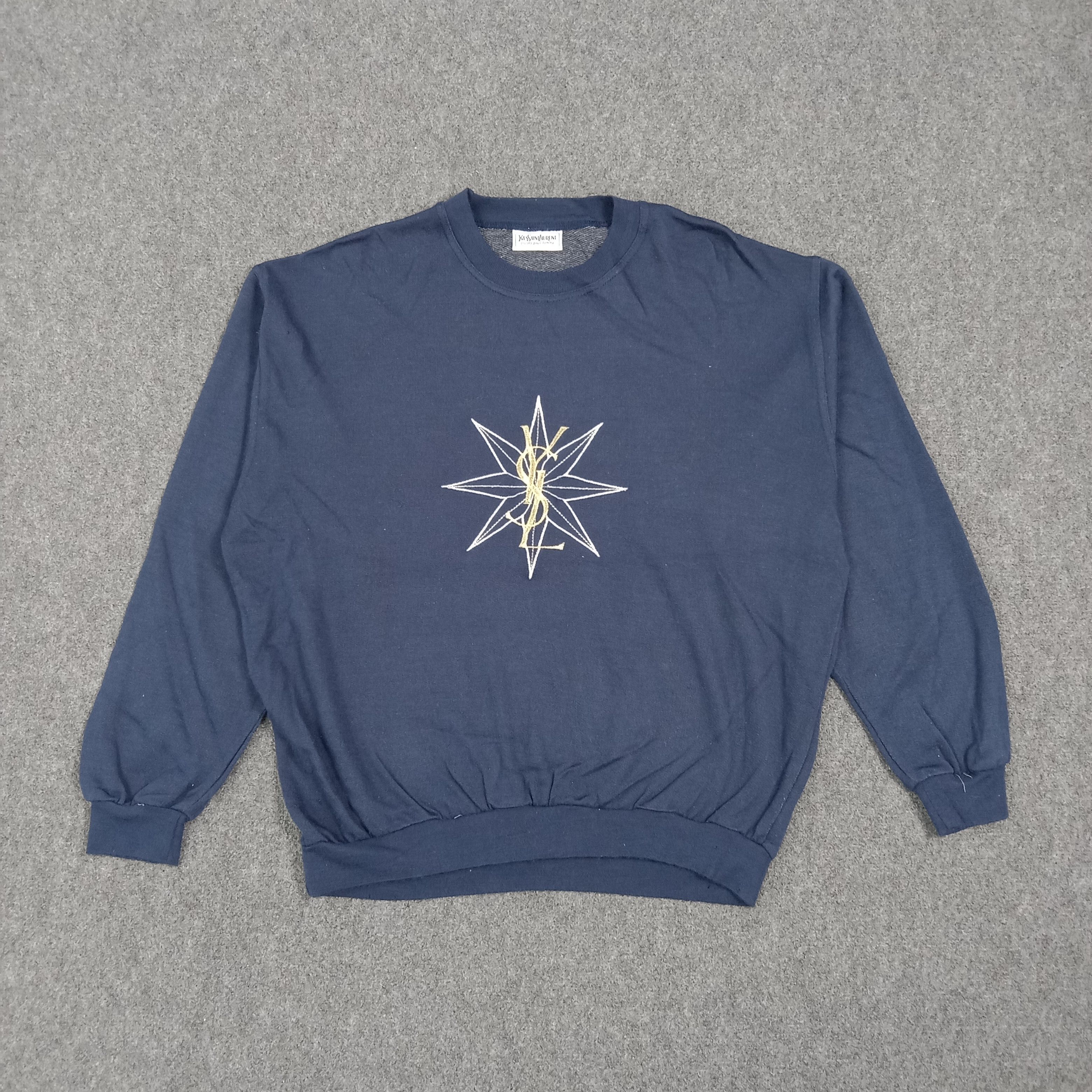 Yves Saint Laurent Yves Saint Laurent YSL Designer Sweatshirt C270N22 Size US L / EU 52-54 / 3 - 1 Thumbnail