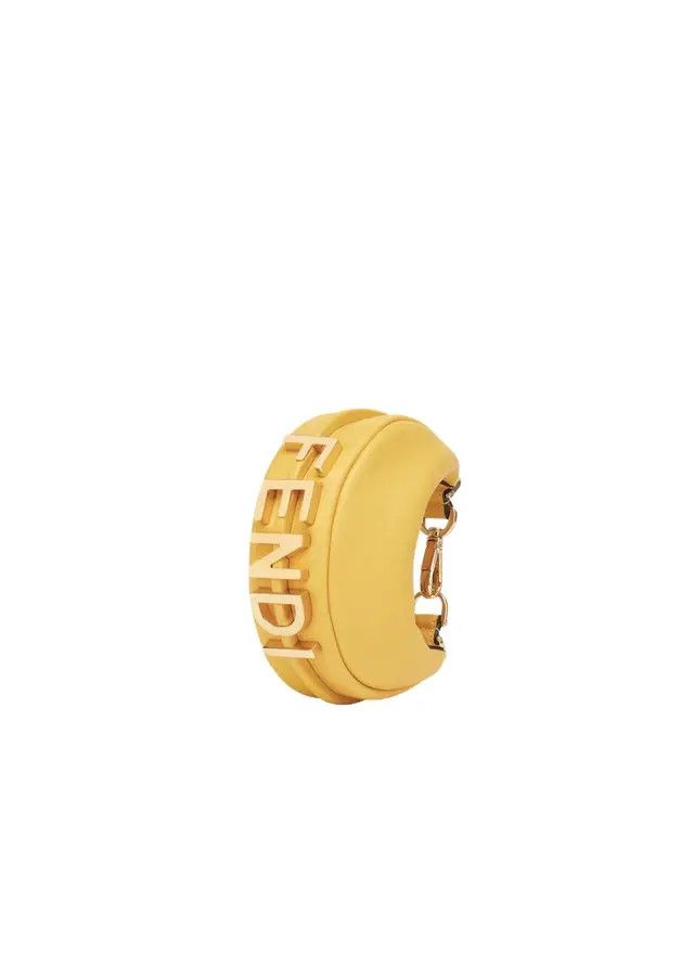 Fendi o1s1wg110426 Size:OS/Nano Fendighraphy in Yellow Size ONE SIZE - 1 Thumbnail