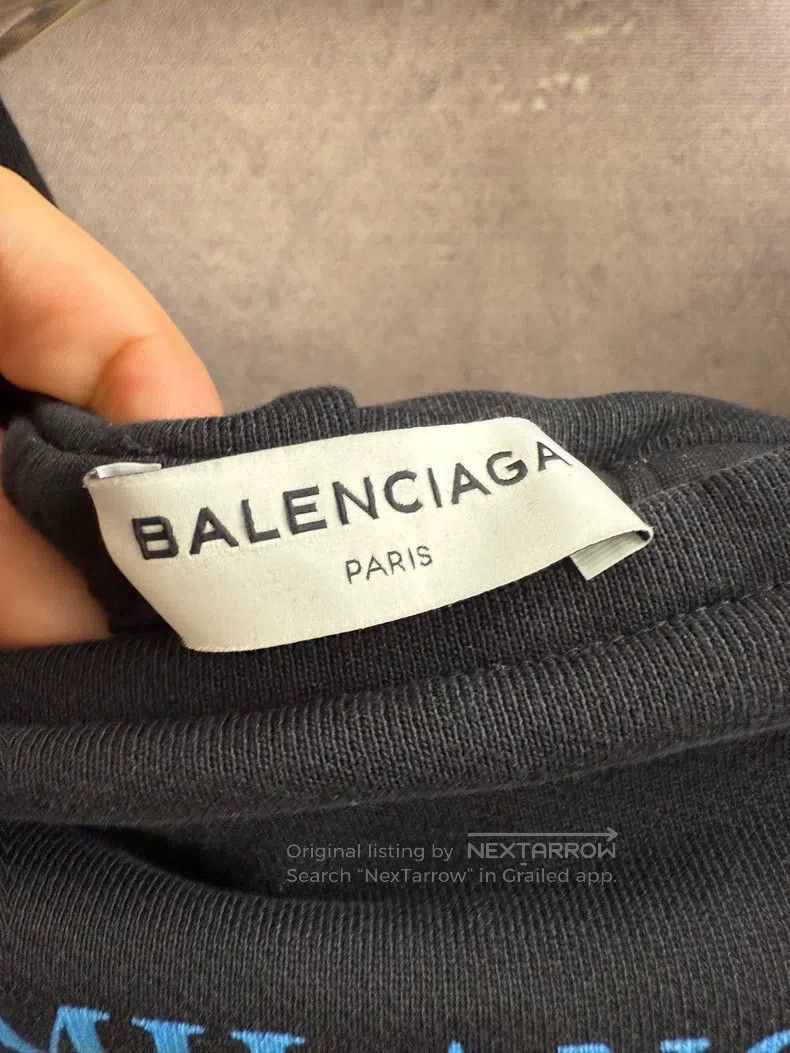 Balenciaga Balenciaga City Limited Gradient Rainbow Letter Black Hood Size US S / EU 44-46 / 1 - 2 Thumbnail