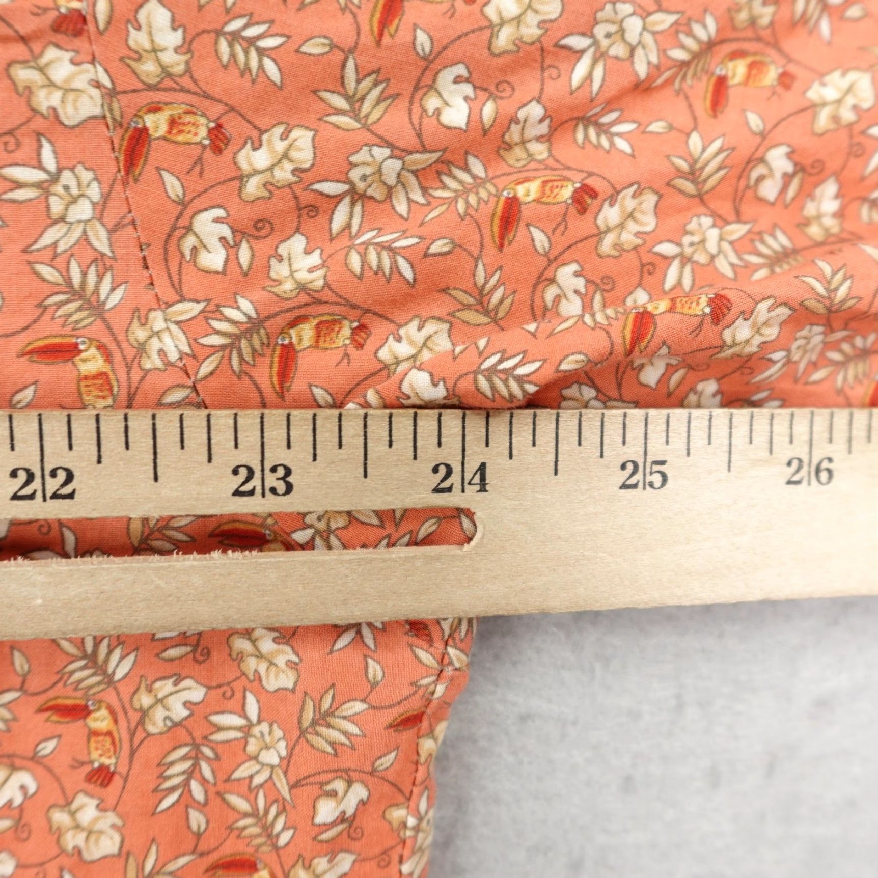 Tori Richard Tori Richard Shirt Mens XL Orange Floral Hawaiian Camp Button-Up Tropical Beach Casual Mens Size US XL / EU 56 / 4 - 6 Thumbnail