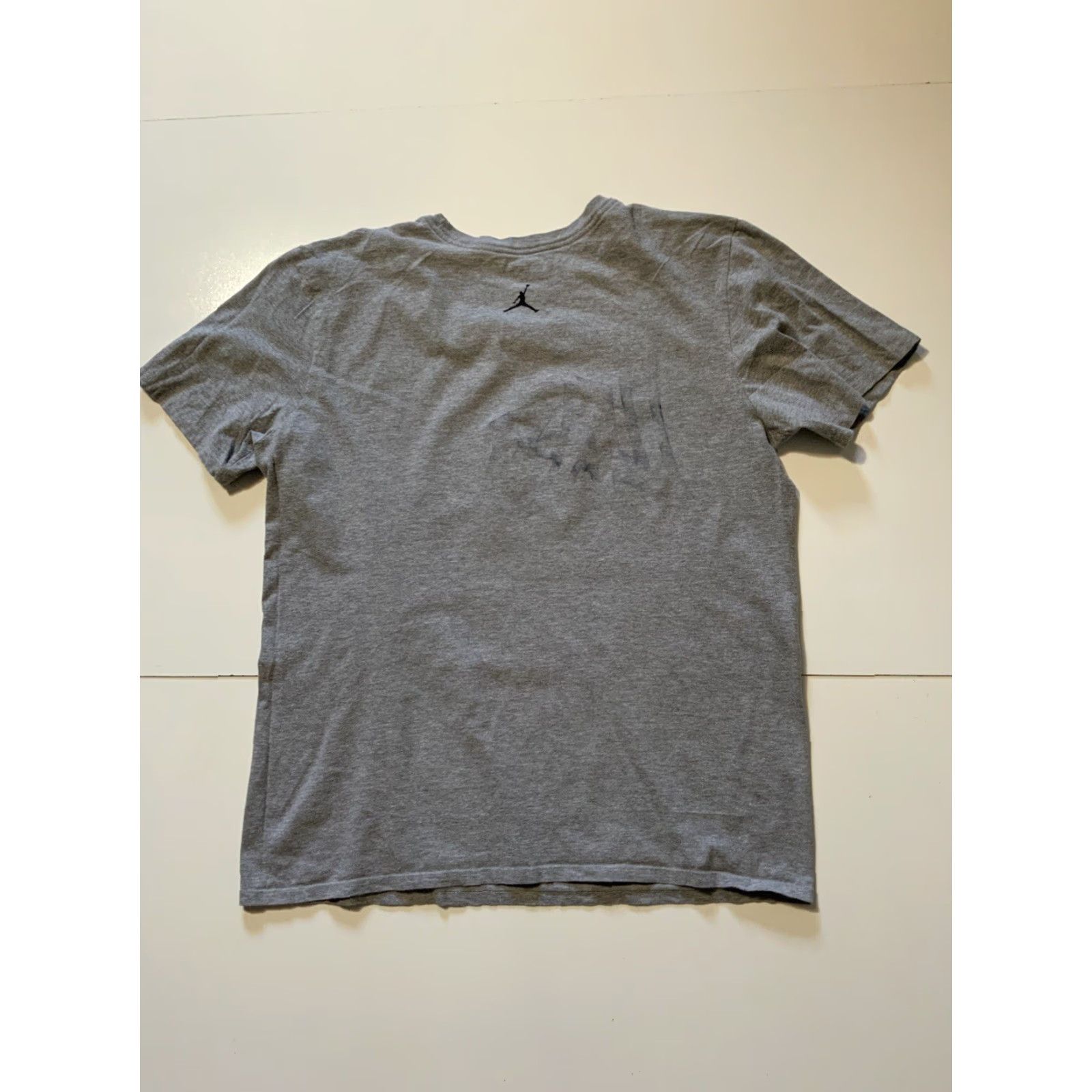 Jordan Brand Air Jordan Retro 10 Los Angeles LA Jumpman Crewneck Graphic S/S T-shirt Sz. L Men Gray Crew Neck Shirt Size US L / EU 52-54 / 3 - 2 Thumbnail