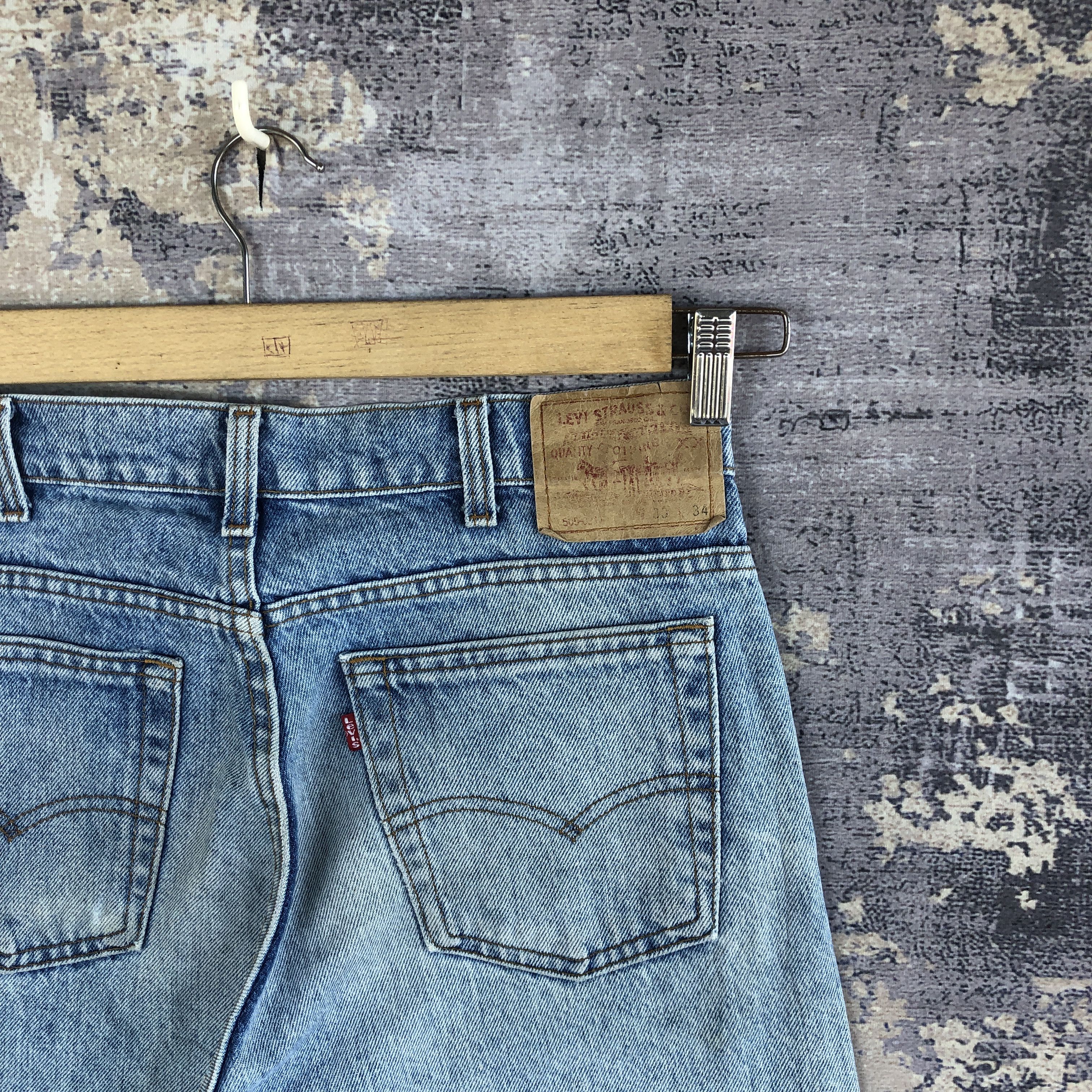 Levi's Vintage Levis 505 Faded Jeans Rusty Levi's Stone Wash Denim Size US 30 / EU 46 - 5 Thumbnail