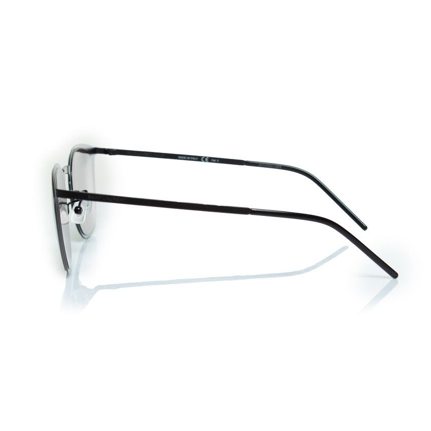 Saint Laurent Paris Saint Laurent, SL28 slim metal sunglasses in black Size ONE SIZE - 6 Thumbnail