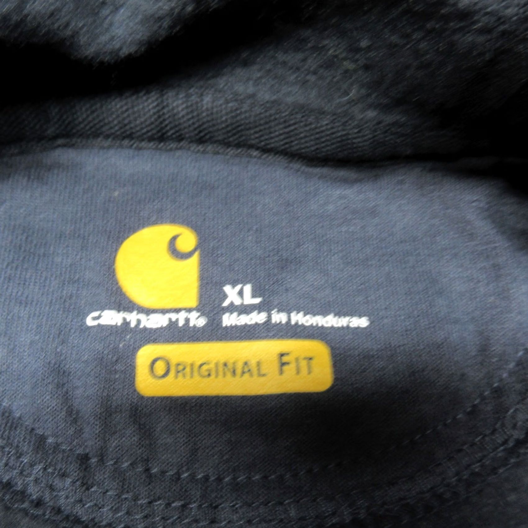 Carhartt VINTAGE Carhartt Hoodie Mens XL Blue Original Fit Midweight Workwear LOGO Size US XL / EU 56 / 4 - 6 Thumbnail