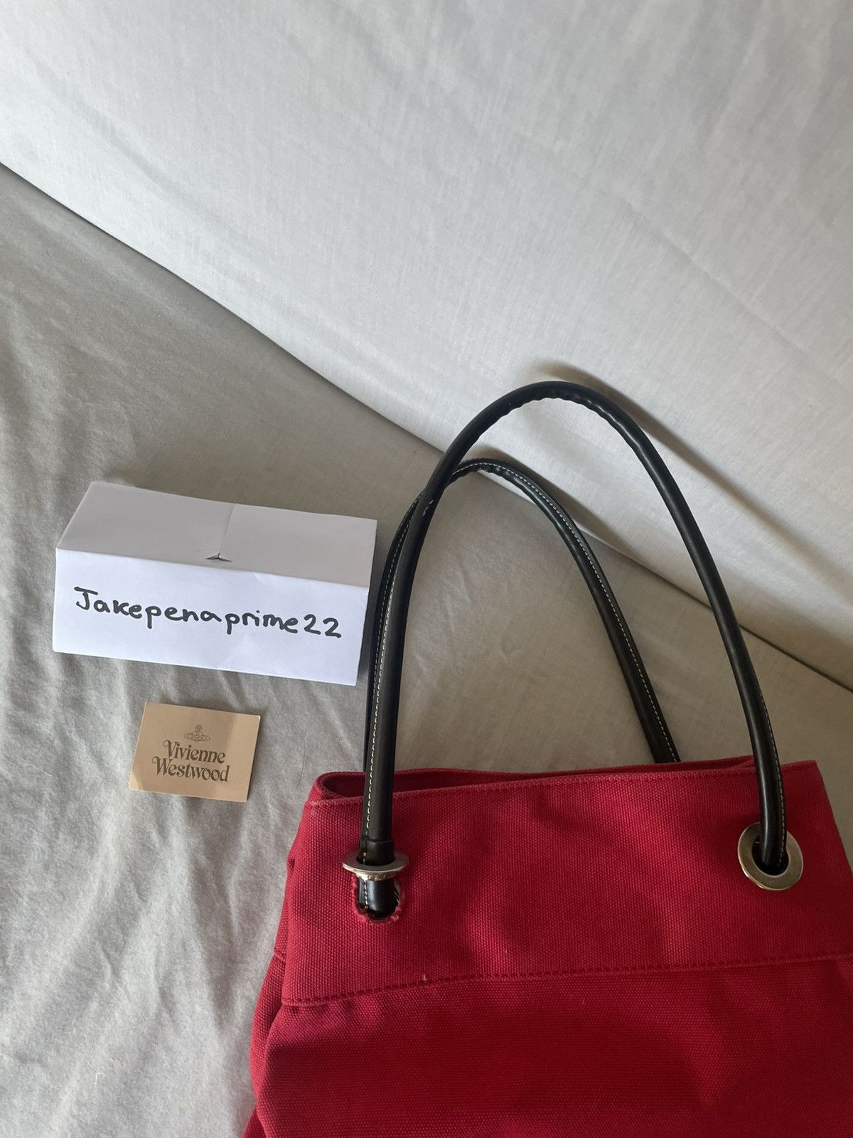 Vivienne Westwood Vivienne Westwood ‘Too fast to live’ red skull tote bag Size ONE SIZE - 12 Thumbnail