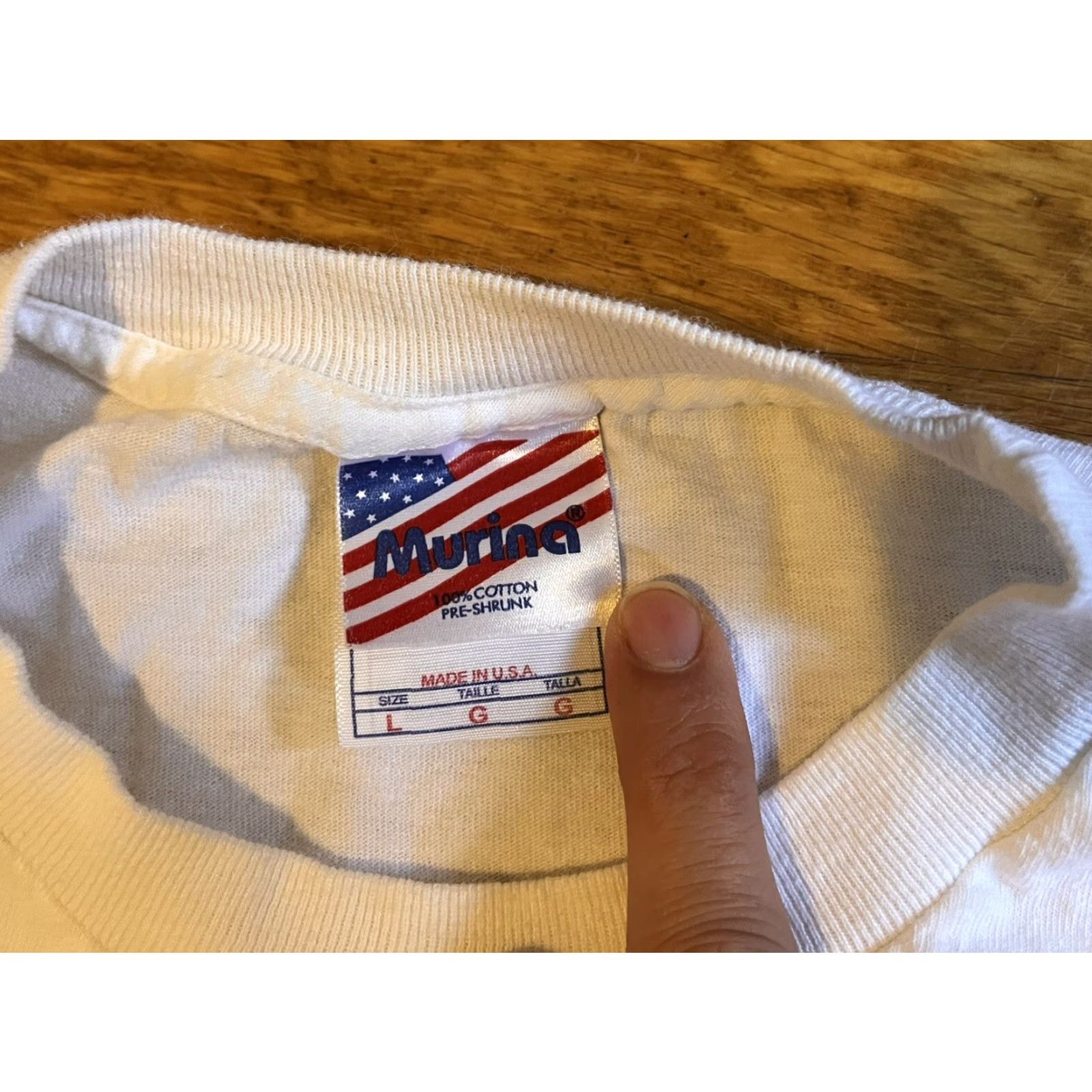 Vintage VINTAGE Houston Texas Turkey Trot 2001 Long Sleeve Shirt Men’s Large White Murina T-Shirt Logo Crew Neck City Retro 2000s Mens Size US L / EU 52-54 / 3 - 4 Thumbnail