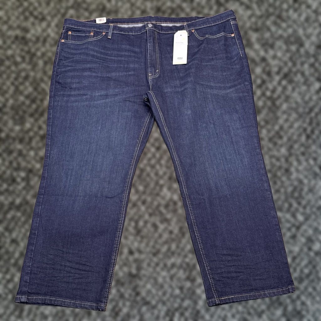 Levi's Levi's 541 Jeans Tapered Athletic Rise High 52 Big & Tall Denim Blue 29 in Inseam Mens Size US 36 / EU 52 - 1 Thumbnail