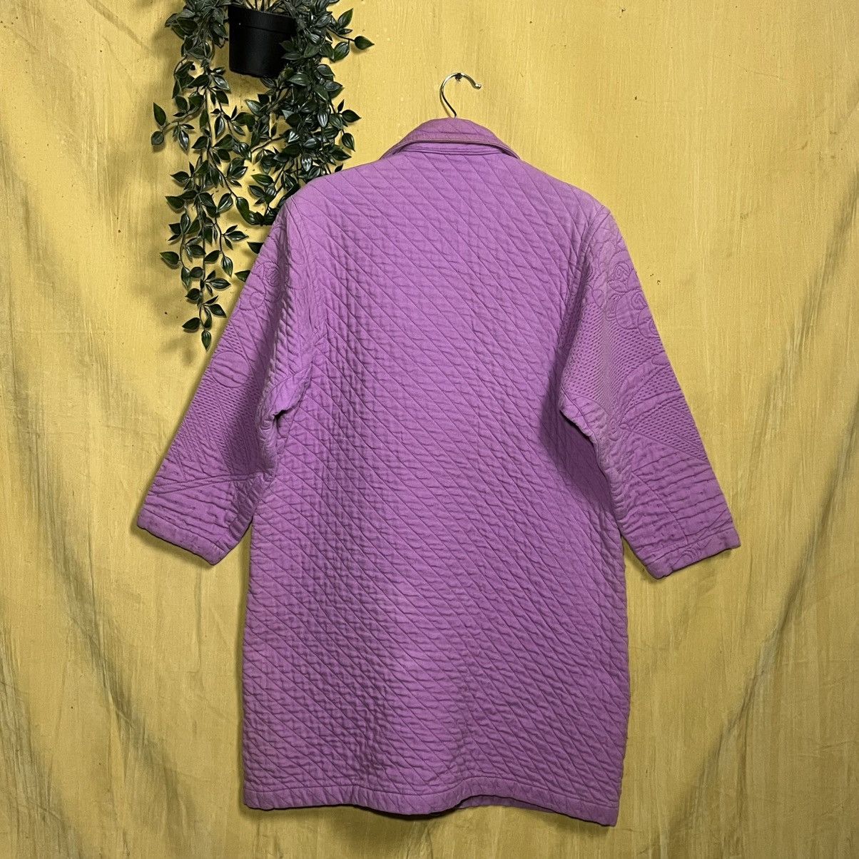 Issey Miyake a2 Vintage Issey Miyake Quilted Coat Purple Size US M / EU 48-50 / 2 - 2 Thumbnail