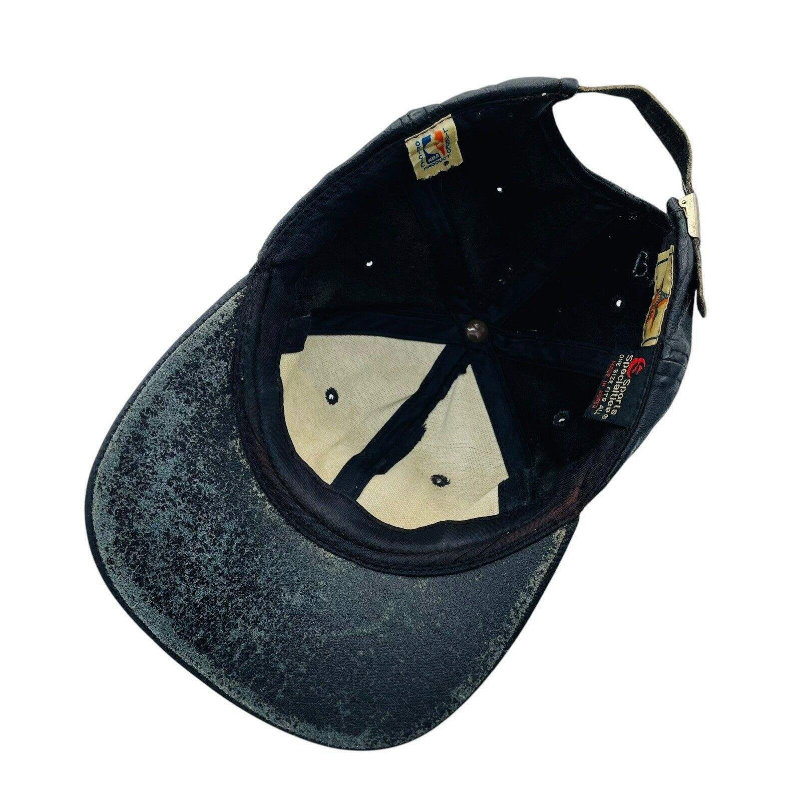 Sports Specialties VTG Sports Specialties Leather San Antonio Spurs Hat Script Size ONE SIZE - 5 Thumbnail