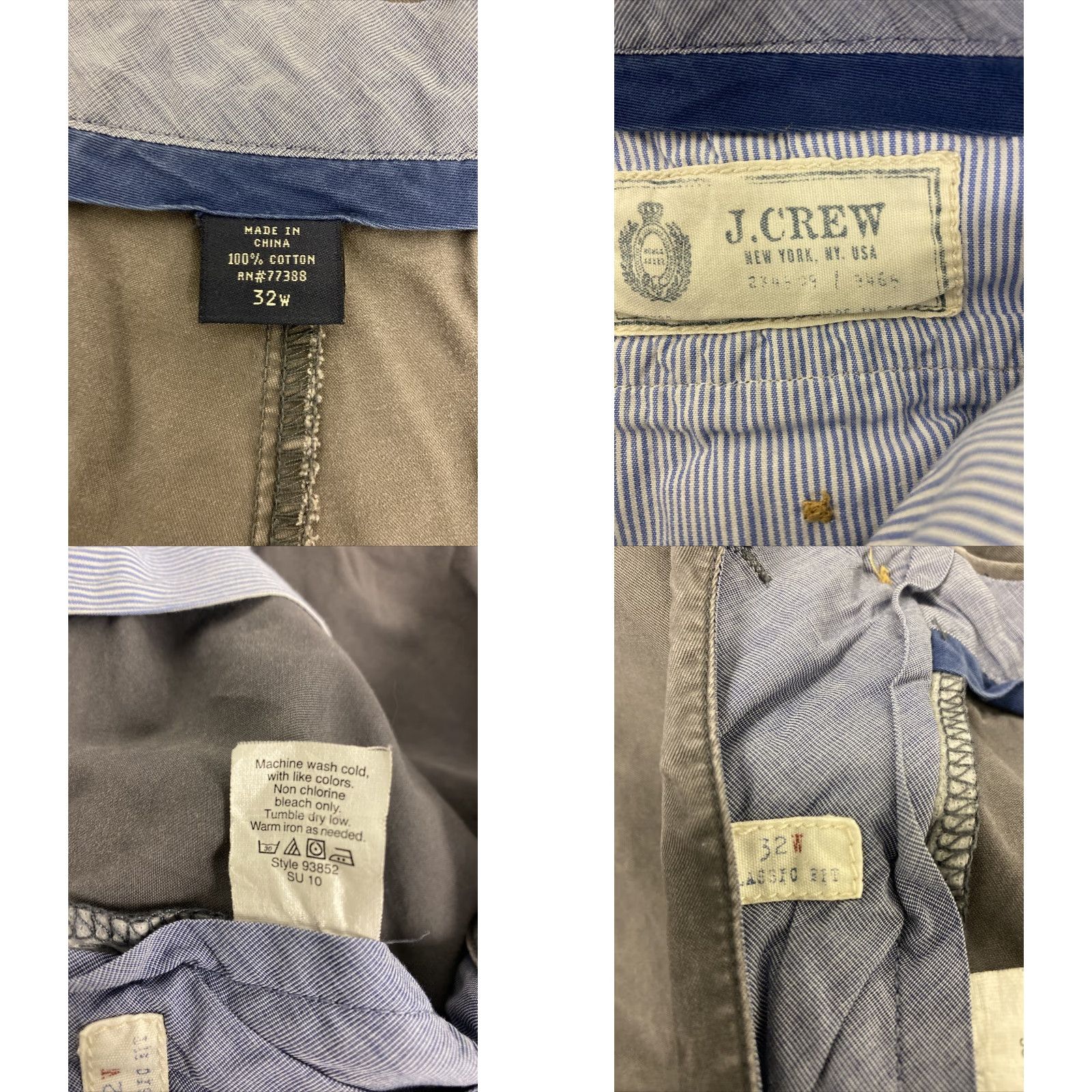 J.Crew J.Crew Shorts Bermuda Mens 32 Gray Mid Rise Zip Fly Cotton Chino Pockets 10.5in Inseam Mens Size US 32 / EU 48 - 8 Thumbnail