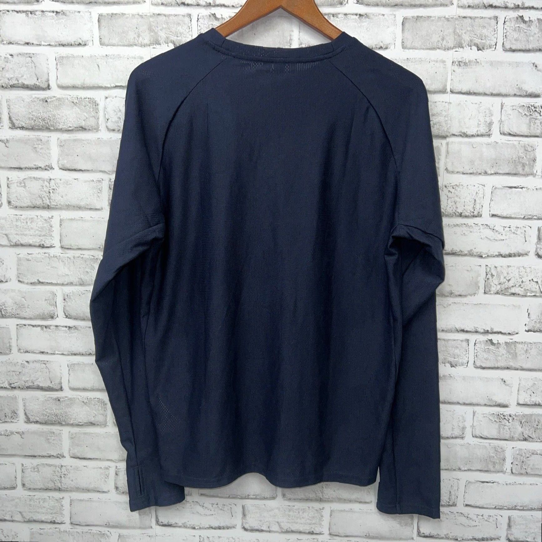 Adidas ADIDAS Blue Long Sleeve Shirt Men's Activewear Size L Size US L / EU 52-54 / 3 - 4 Thumbnail