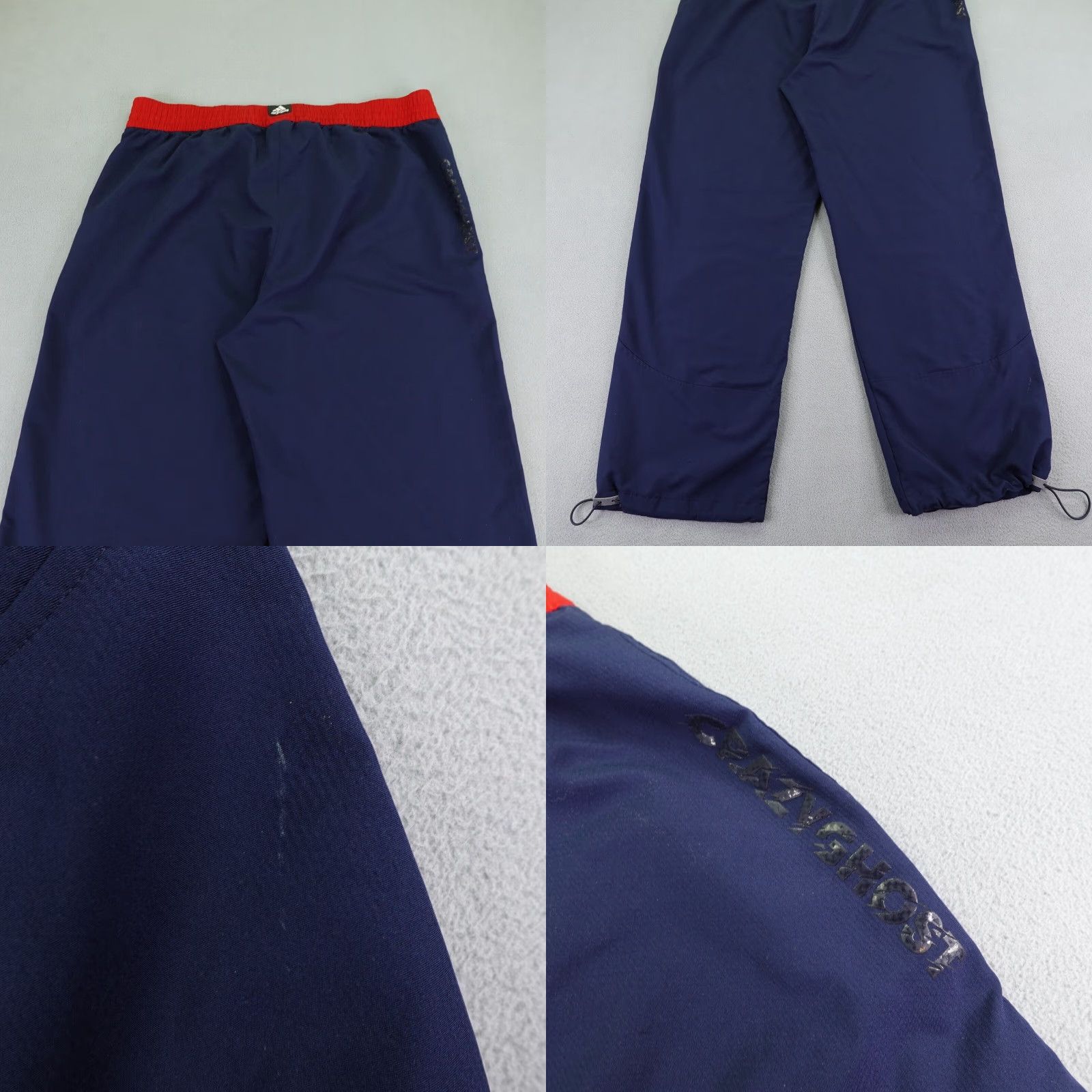 Adidas Adidas Pants Men XL Blue Red Crazy Ghost Basketball Warmup Track Gym Athletic Size US 36 / EU 52 - 8 Thumbnail