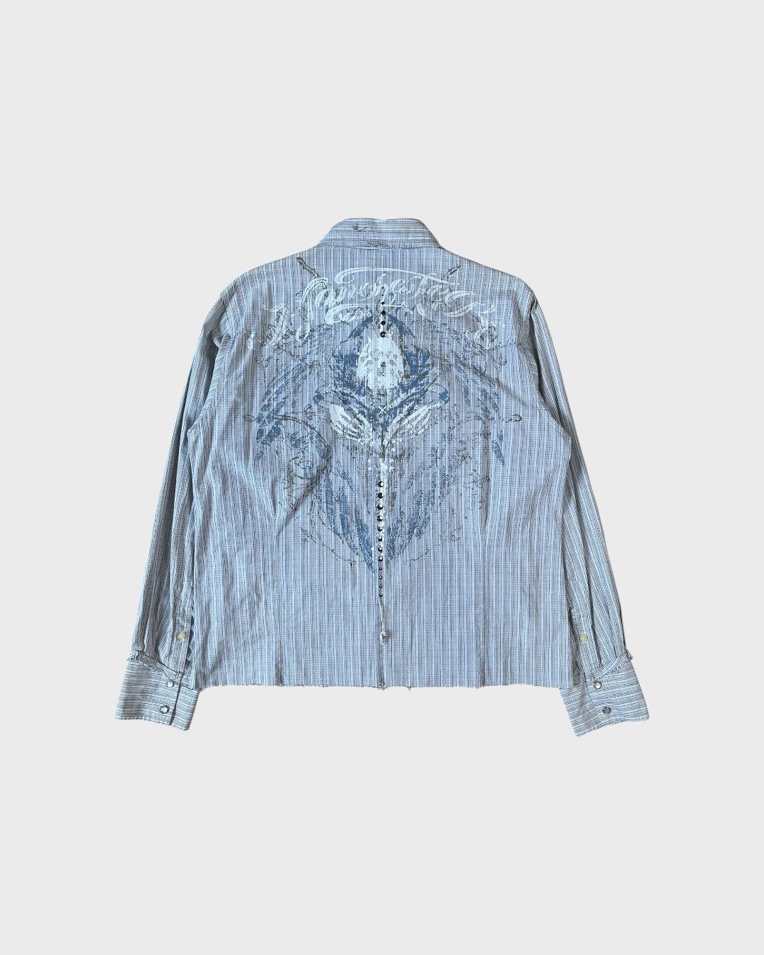 Japanese Brand Y2K Manchester LTD Long Sleeve Shirt Size US S / EU 44-46 / 1 - 1 Thumbnail