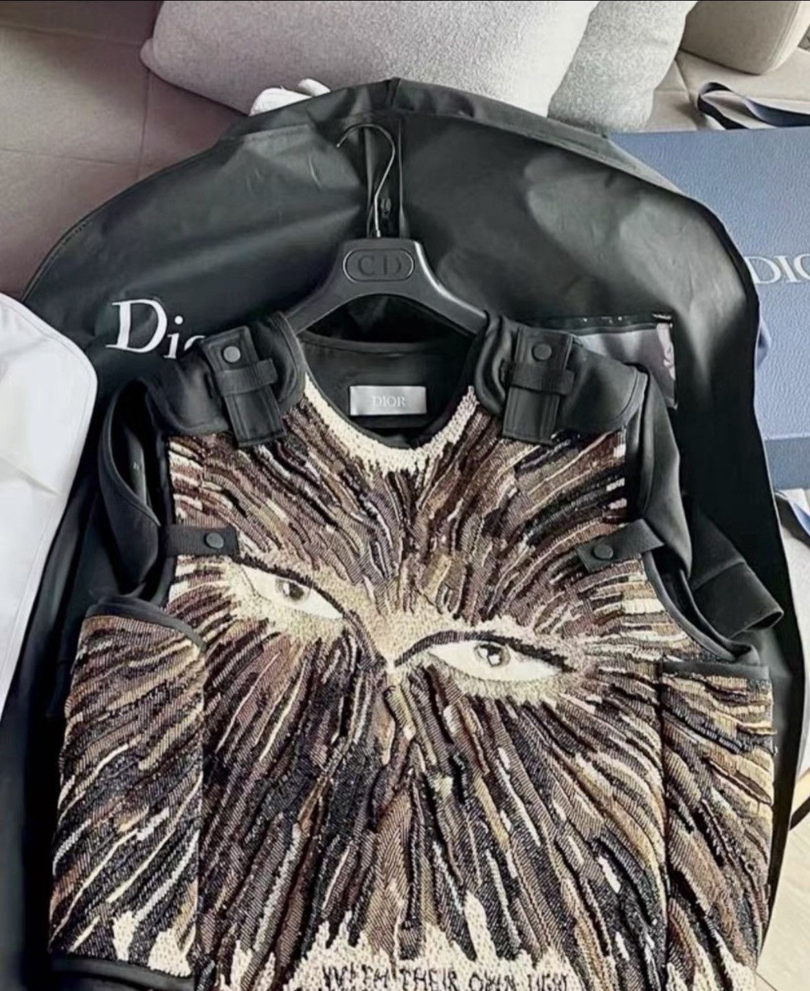 Dior Dior Haute Couture Men AW19 Reymond Petibon Embroidered Vest Size US M / EU 48-50 / 2 - 2 Thumbnail