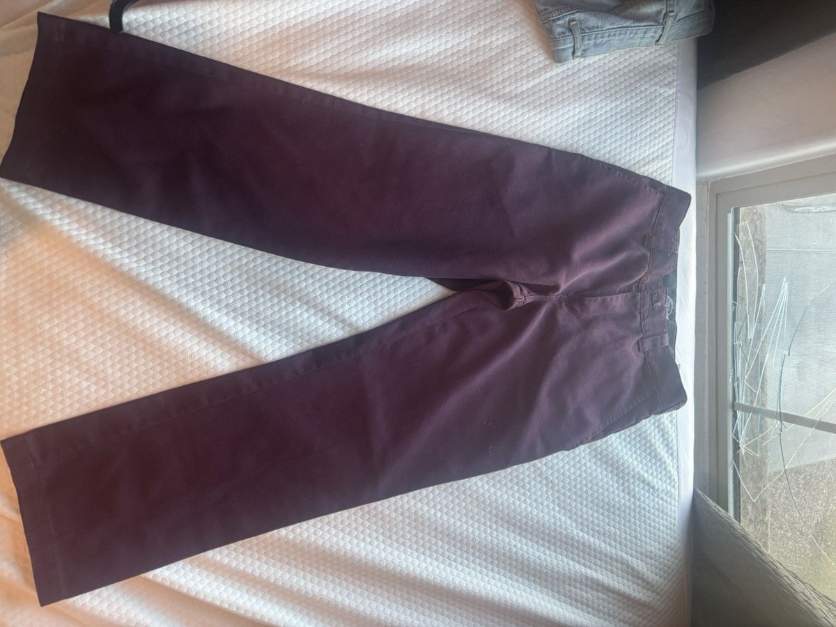 Dickies × Vintage Vintage dickies maroon skateboard pants Size US 30 / EU 46 - 2 Thumbnail