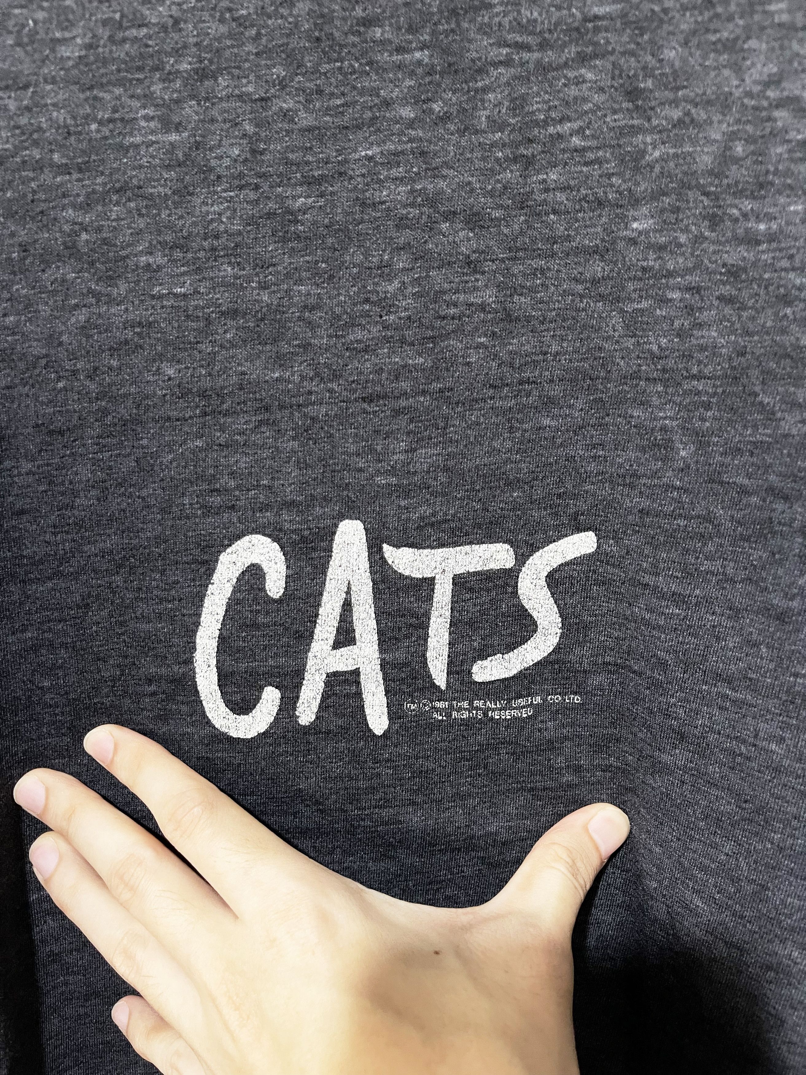Vintage Vintage 80s Cats Andrew Lloyd Webber Shirt Size US L / EU 52-54 / 3 - 4 Thumbnail