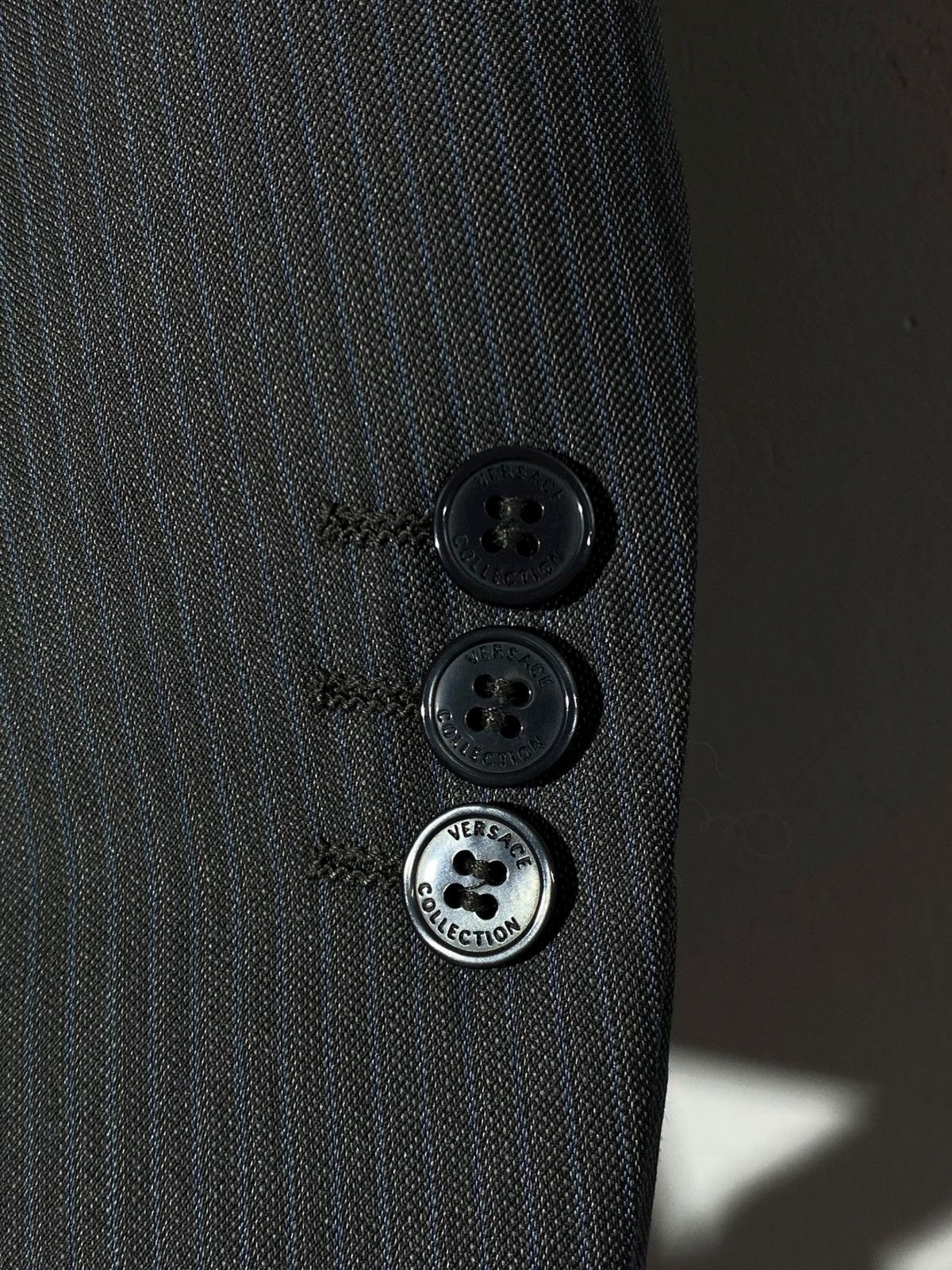 Versace Versace Collection Pinstripe Wool Blend Men’s Premium Suit Size 50R - 8 Thumbnail