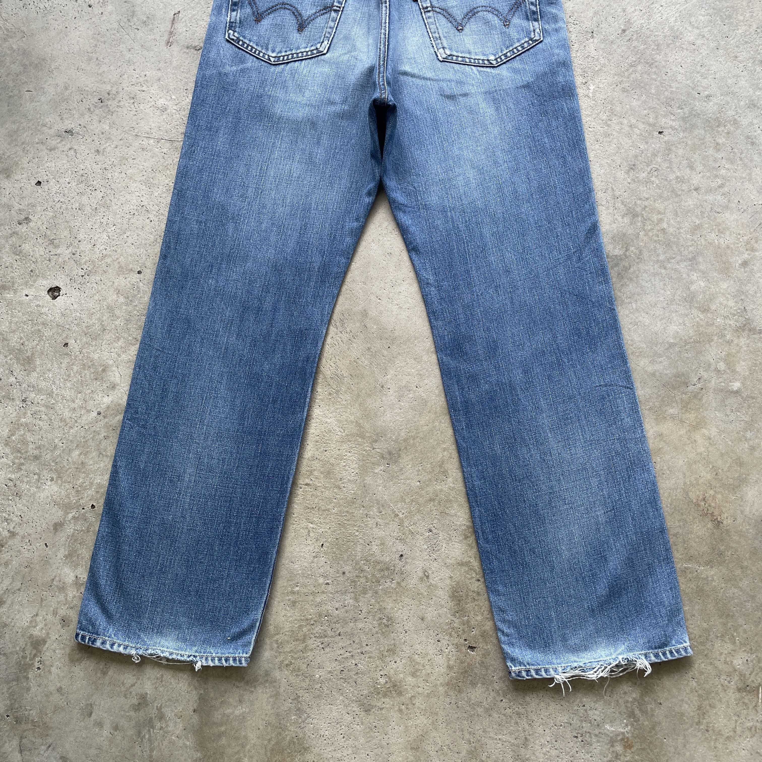 Edwin × Japanese Brand VINTAGE EDWIN 503 REGULAR DEMIM PANTS FADED JEANS W30x28.5 Size US 30 / EU 46 - 10 Thumbnail