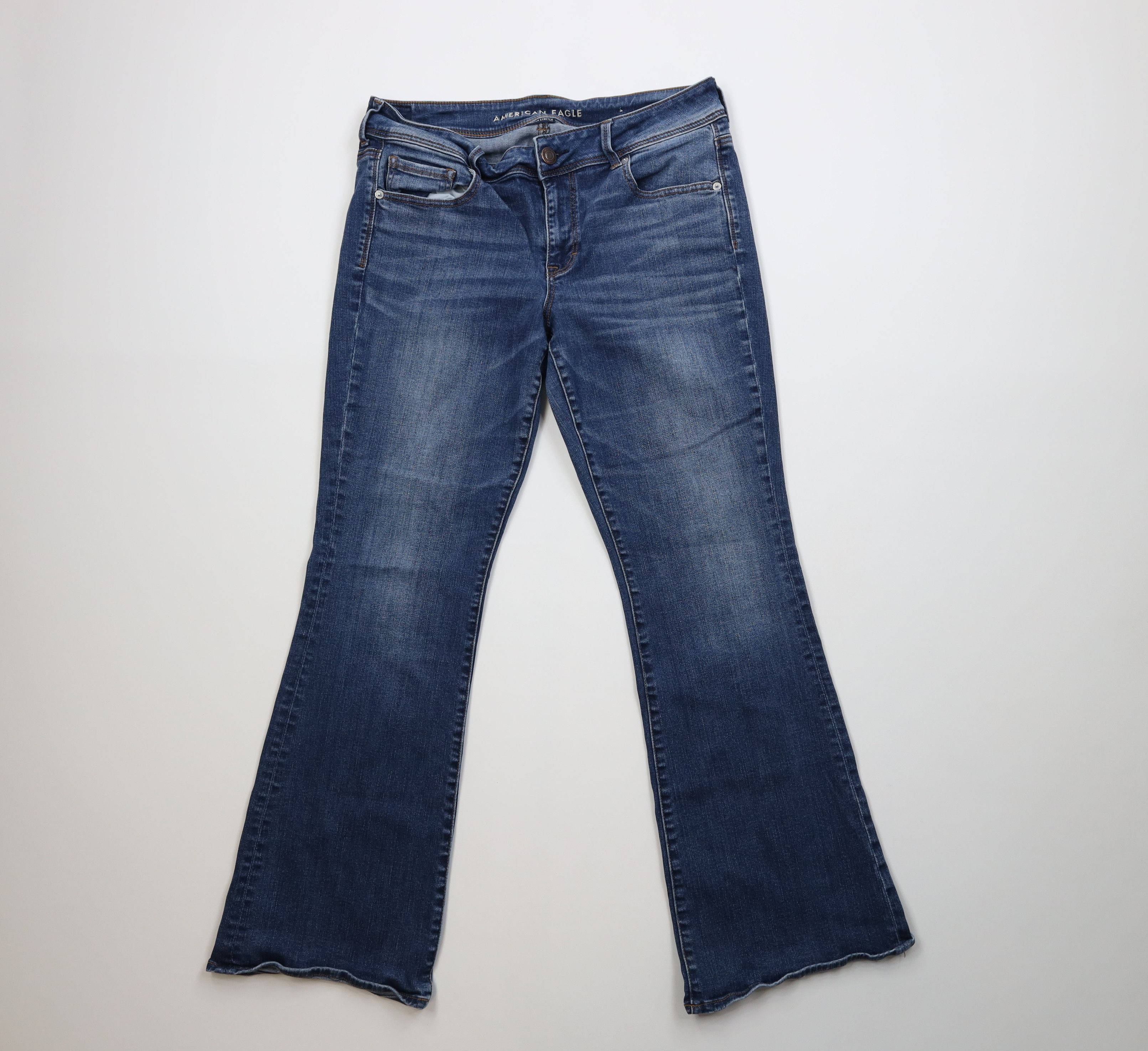 American Eagle Outfitters Vintage Y2K American Eagle Flared Bootcut Denim Jeans Size 36" / US 14 / IT 50 - 1 Thumbnail