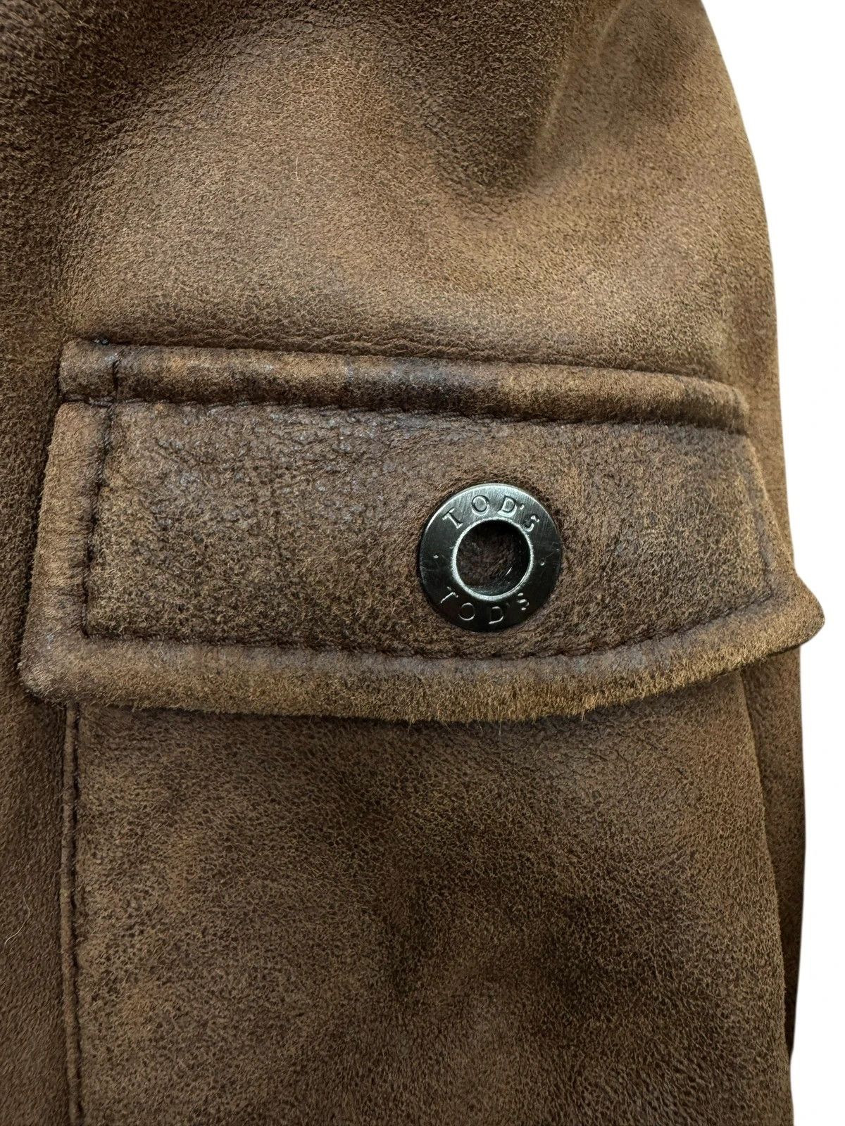Tod's Tod’s Genuine Leather Shearling Biker Jacket size 44 Size M / US 6-8 / IT 42-44 - 14 Thumbnail