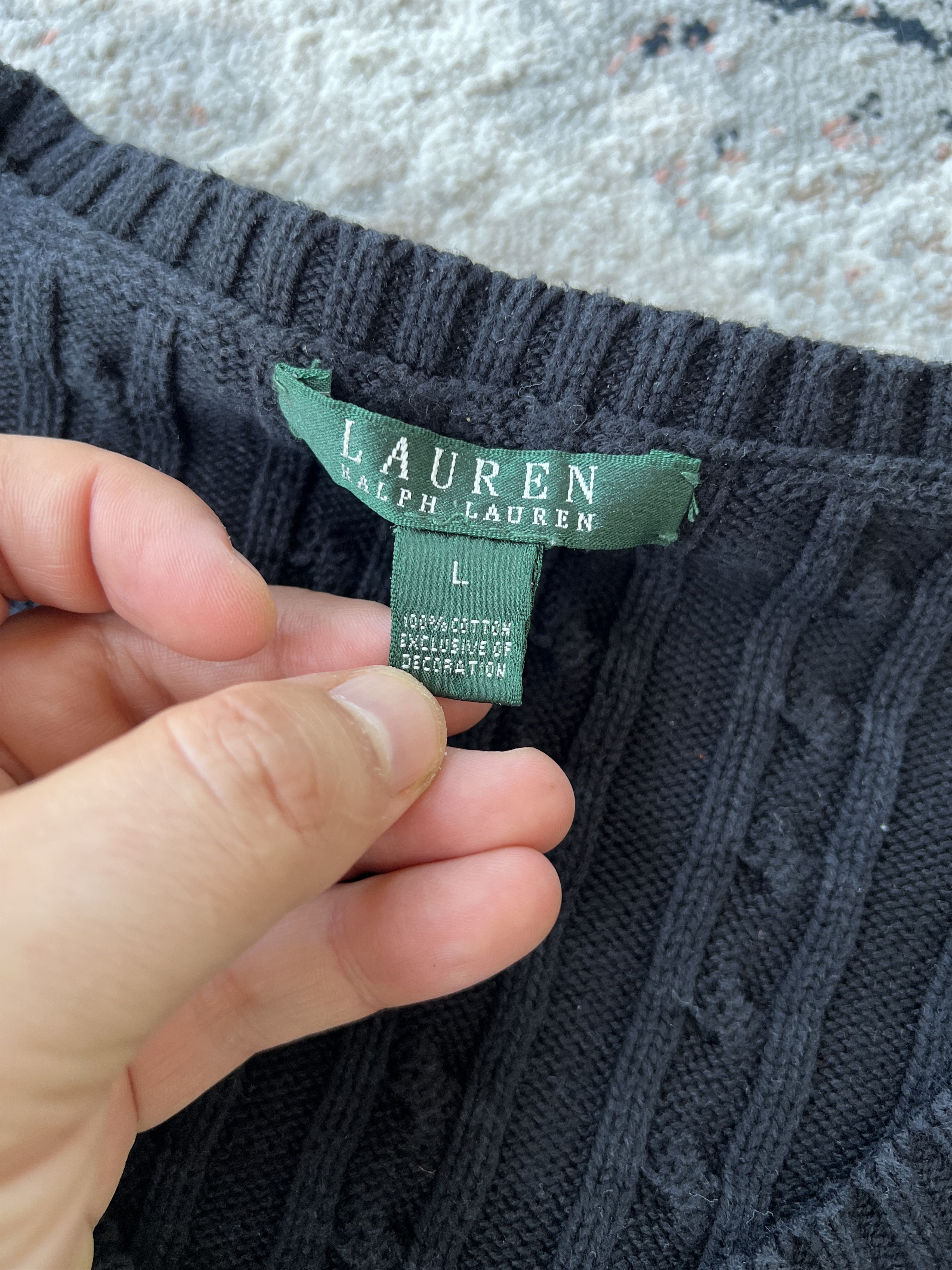 Lauren Ralph Lauren Lauren Ralph Lauren Vintage Sweater Size L / US 10 / IT 46 - 2 Thumbnail