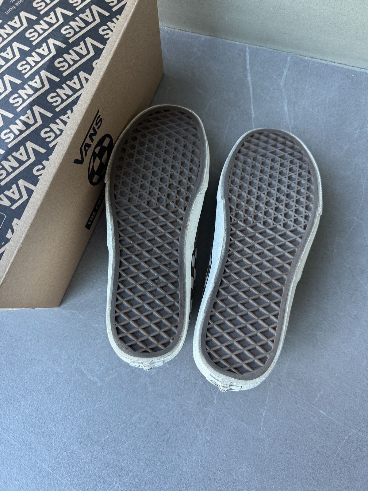 Vans Vans Authentic VR3 SF Brown Suede Checkboard Sneakers Rare Size US 8.5 / EU 41-42 - 7 Thumbnail