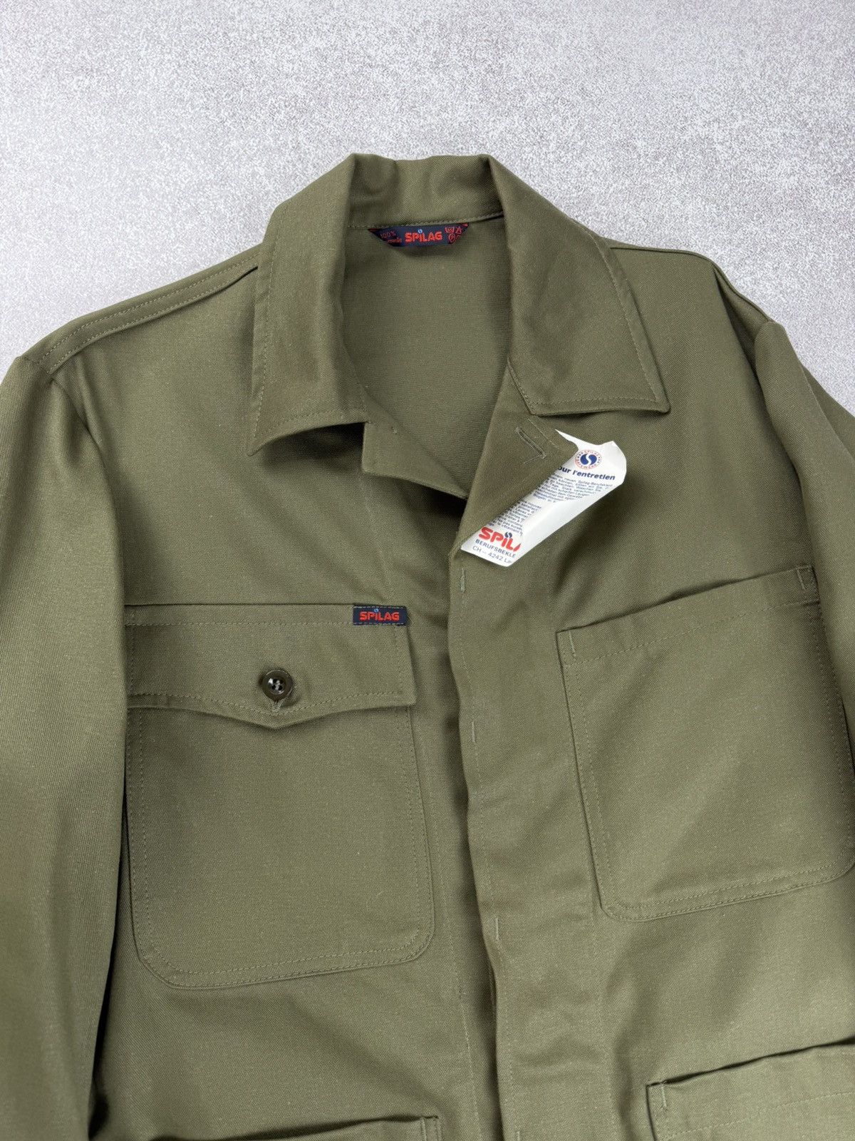 Le Laboureur Vintage Spilag French Workwear Chore Jacket Size 46 Size US S / EU 44-46 / 1 - 5 Thumbnail