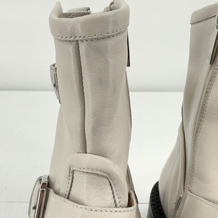 Aquatalia NEW Aquatalia Women's Off-White Omayda Water Repellent Boot Size US 8 / IT 38 - 4 Thumbnail