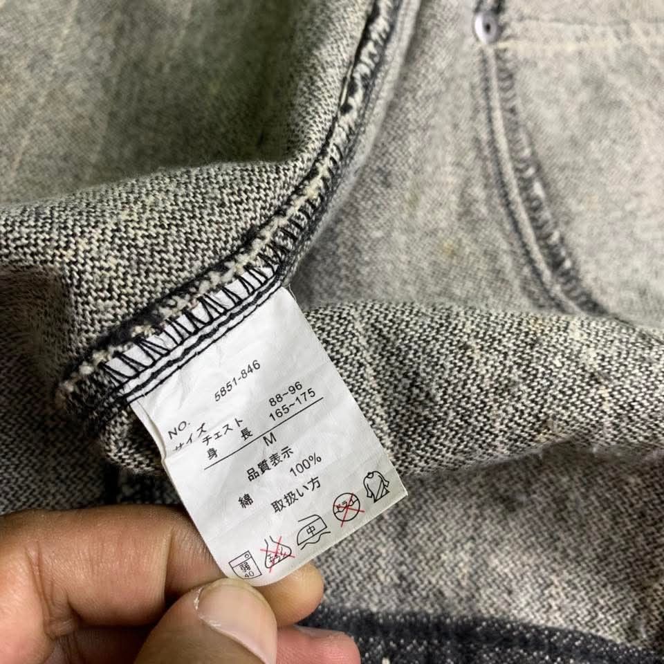 Alphanumeric Alphanumeric Wabash Jacket black Hickory Rare Size US M / EU 48-50 / 2 - 10 Thumbnail