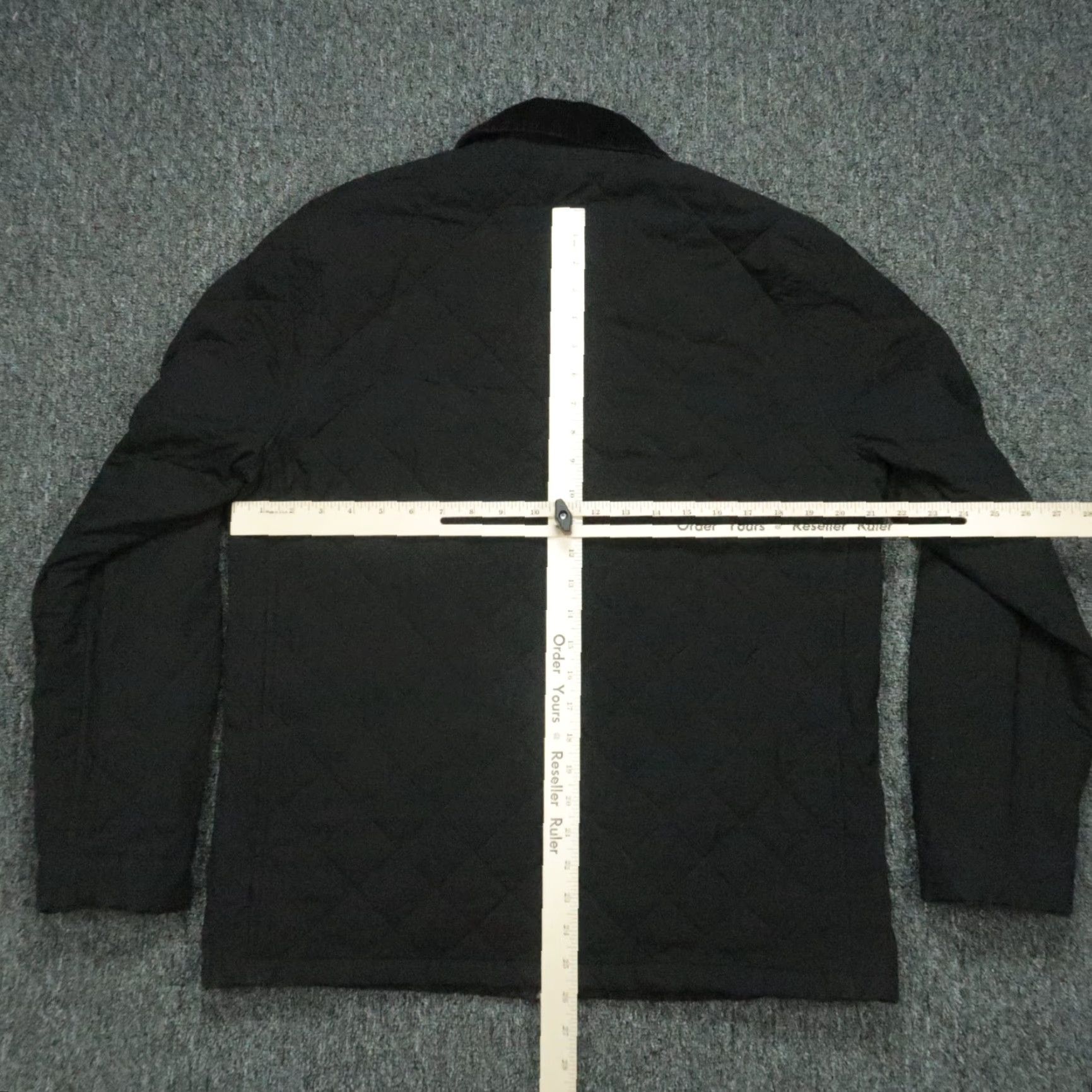 J.Crew J Crew Jacket Mens Medium Black Corduroy Collar Quilted Full Zip Lined Size US M / EU 48-50 / 2 - 7 Thumbnail