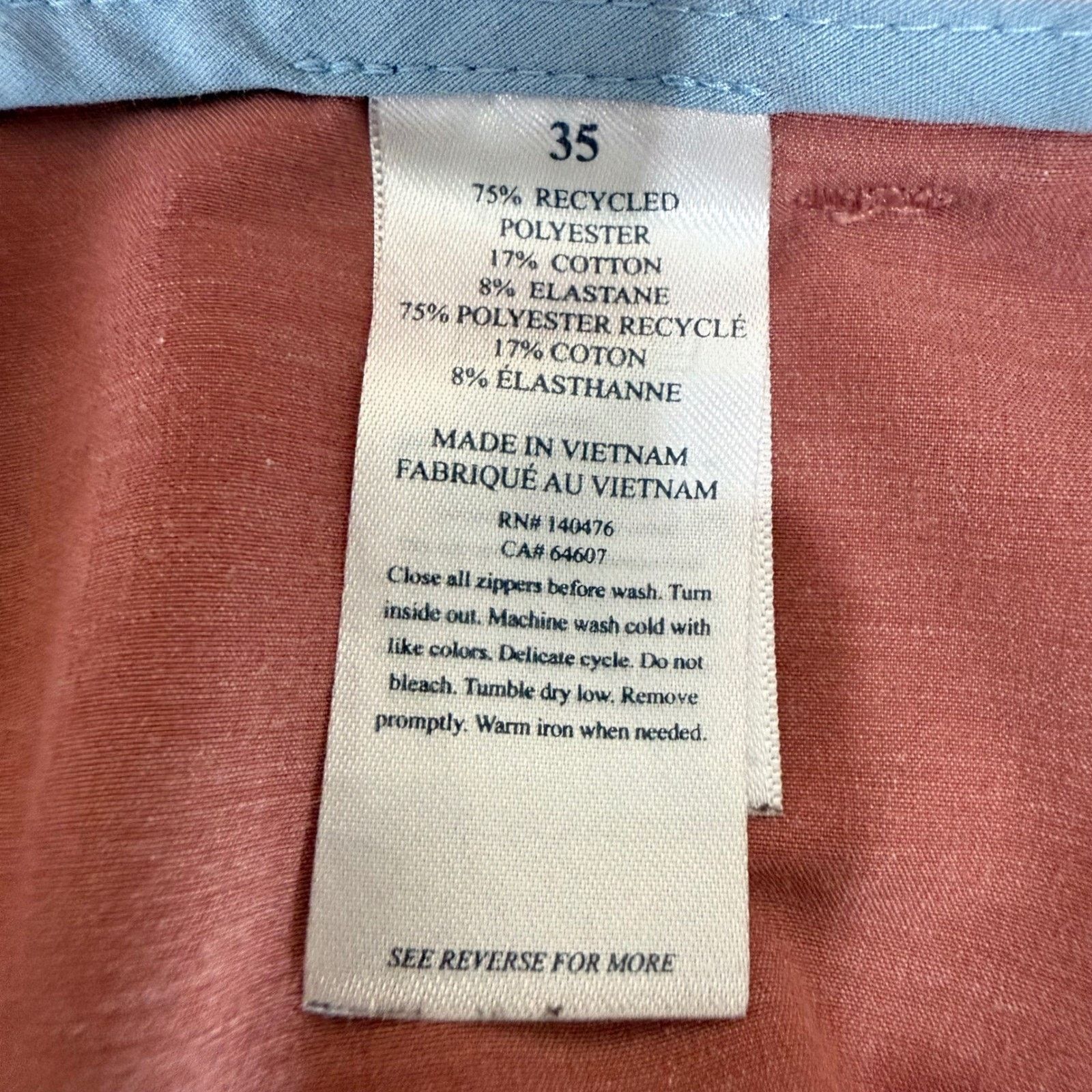 Other Faherty Brand All Day Shorts Mens 35 (36) Stretch Casual Size US 36 / EU 52 - 3 Thumbnail