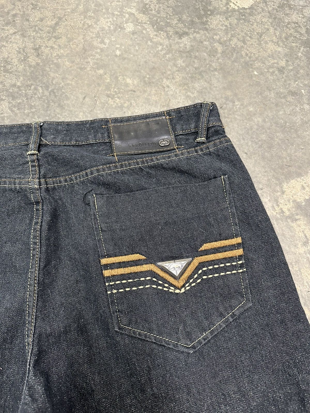 Ecko Unltd. Vintage Y2K Ecko Baggy Black Jorts Size 40 Size US 40 / EU 56 - 2 Thumbnail