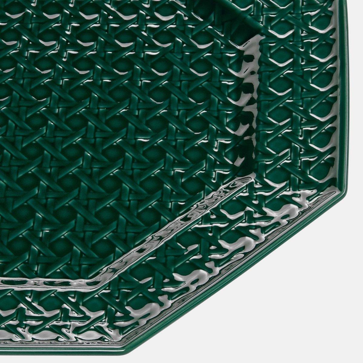 Dior o1bcso1str0225 Size:OS/ Dessert Plate in Pine Green Size ONE SIZE - 3 Thumbnail